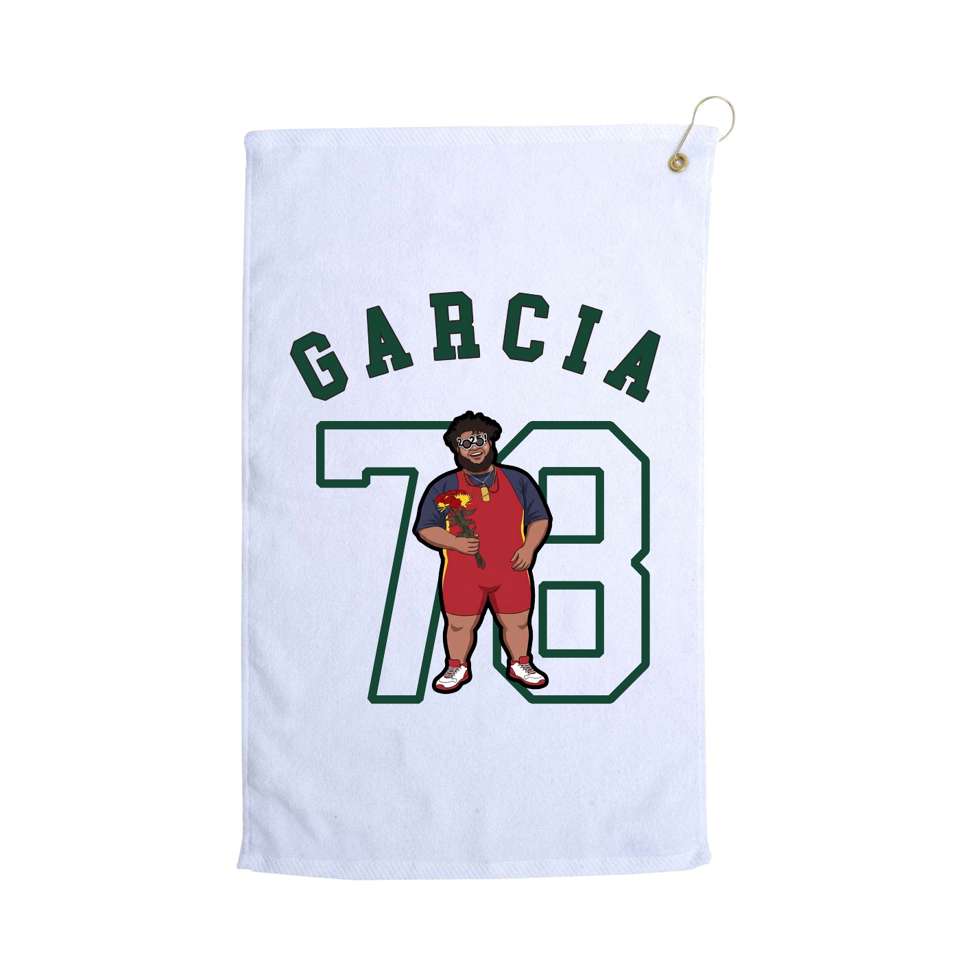 Golf Towel — Shirsey Arch in White