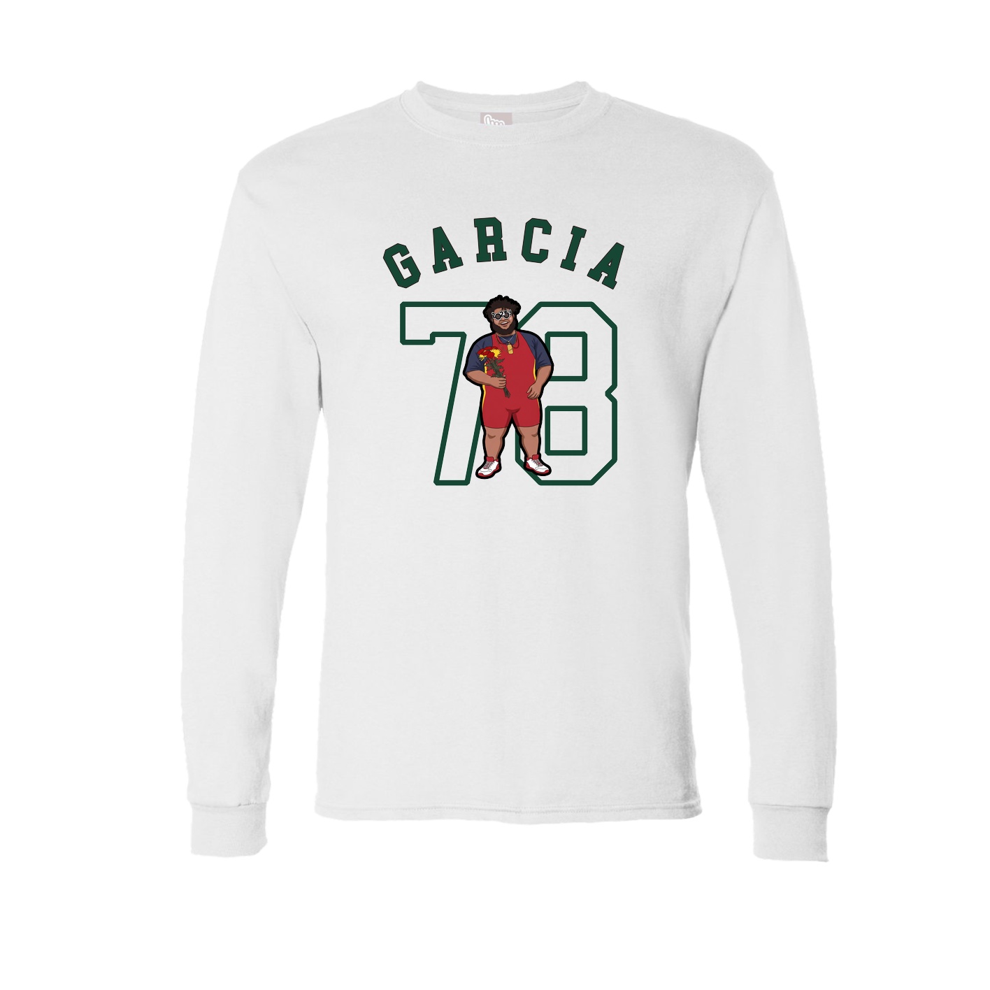 Long Sleeve Tee — Shirsey Arch in White