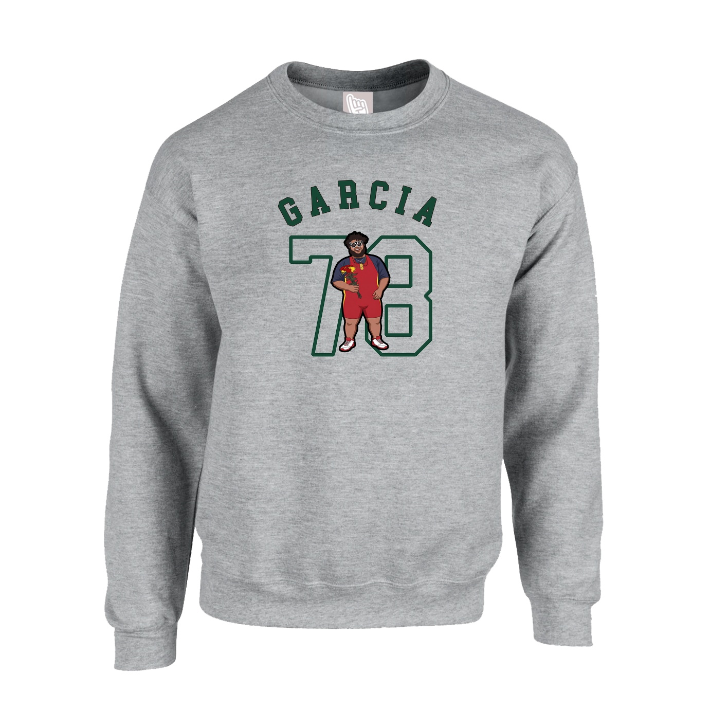 Fleece Crew — Shirsey Arch in Grey
