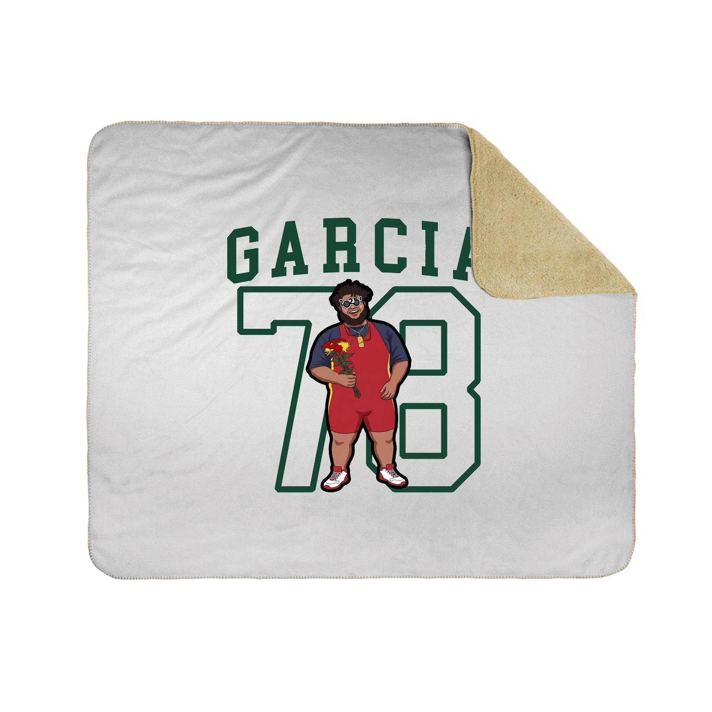 Throw Blanket — Shirsey in White