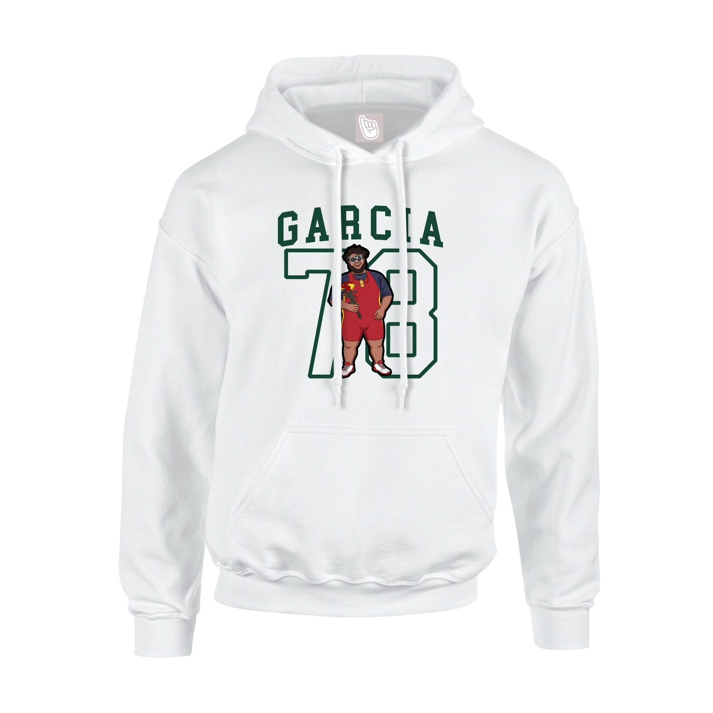 Hoodie — Shirsey in White
