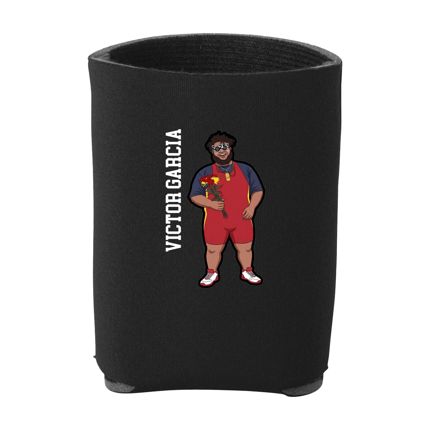 Can Holder — Name Vertical in Black