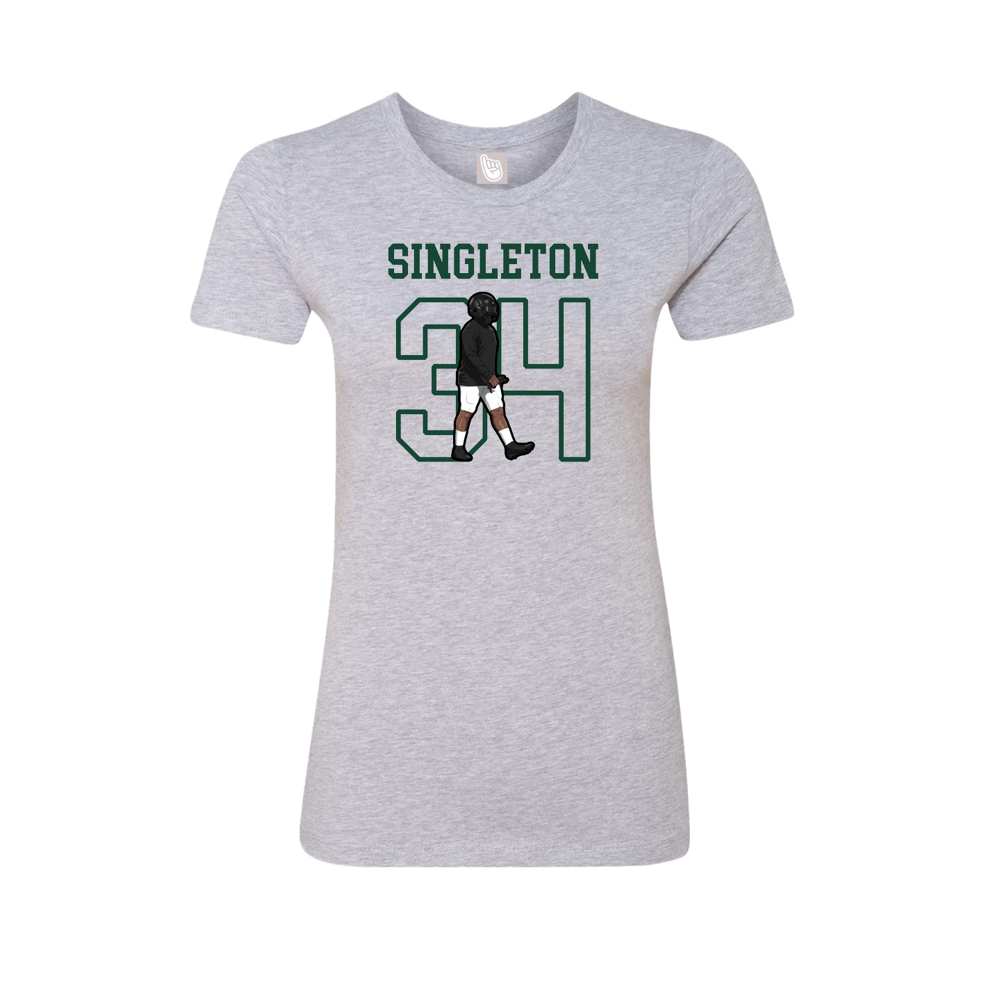 Fitted Women's Tee — Shirsey in Grey