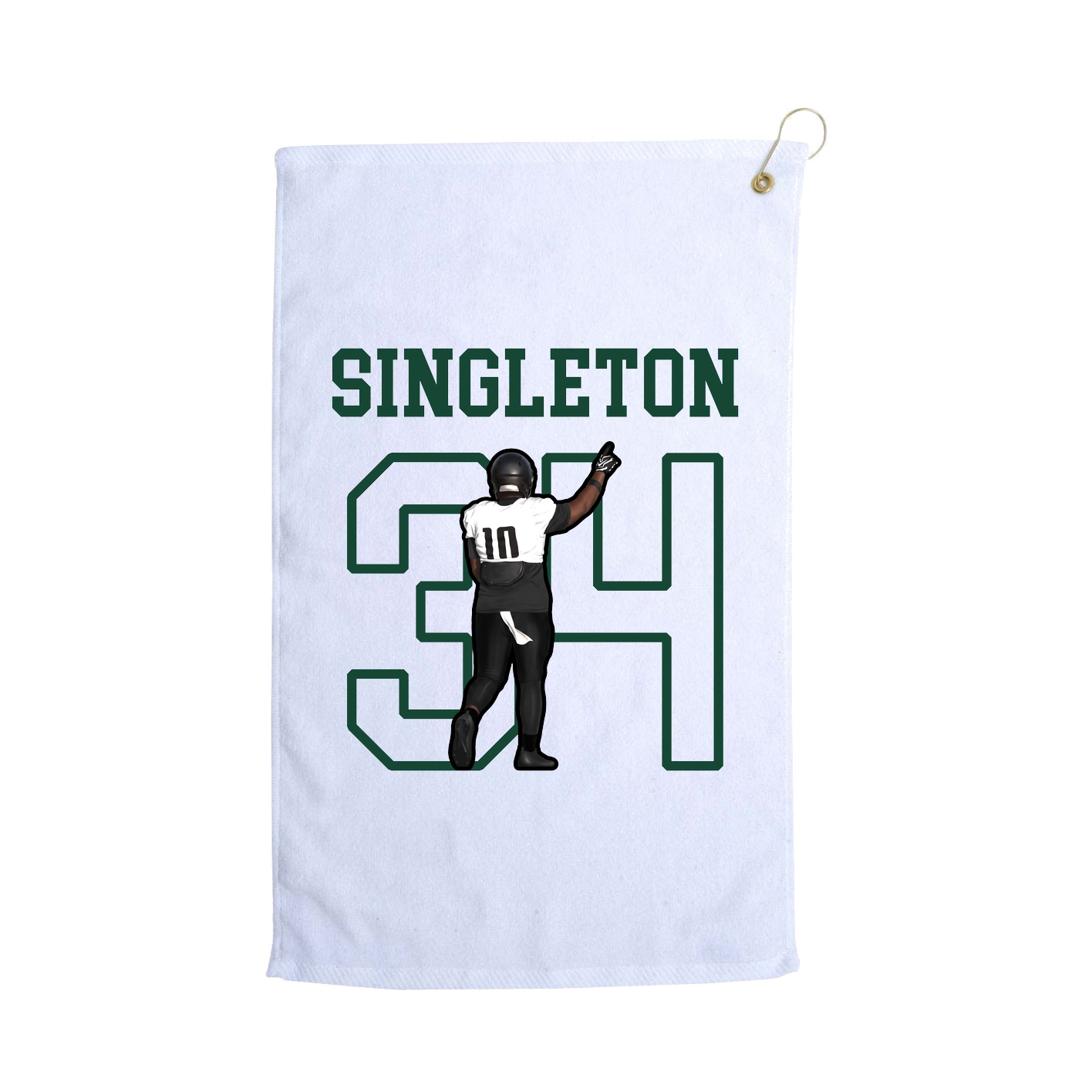 Golf Towel — Shirsey in White