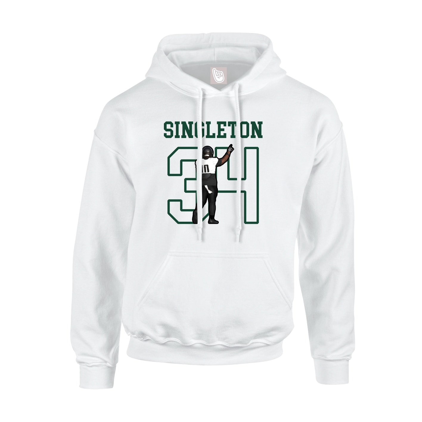 Hoodie — Shirsey in White