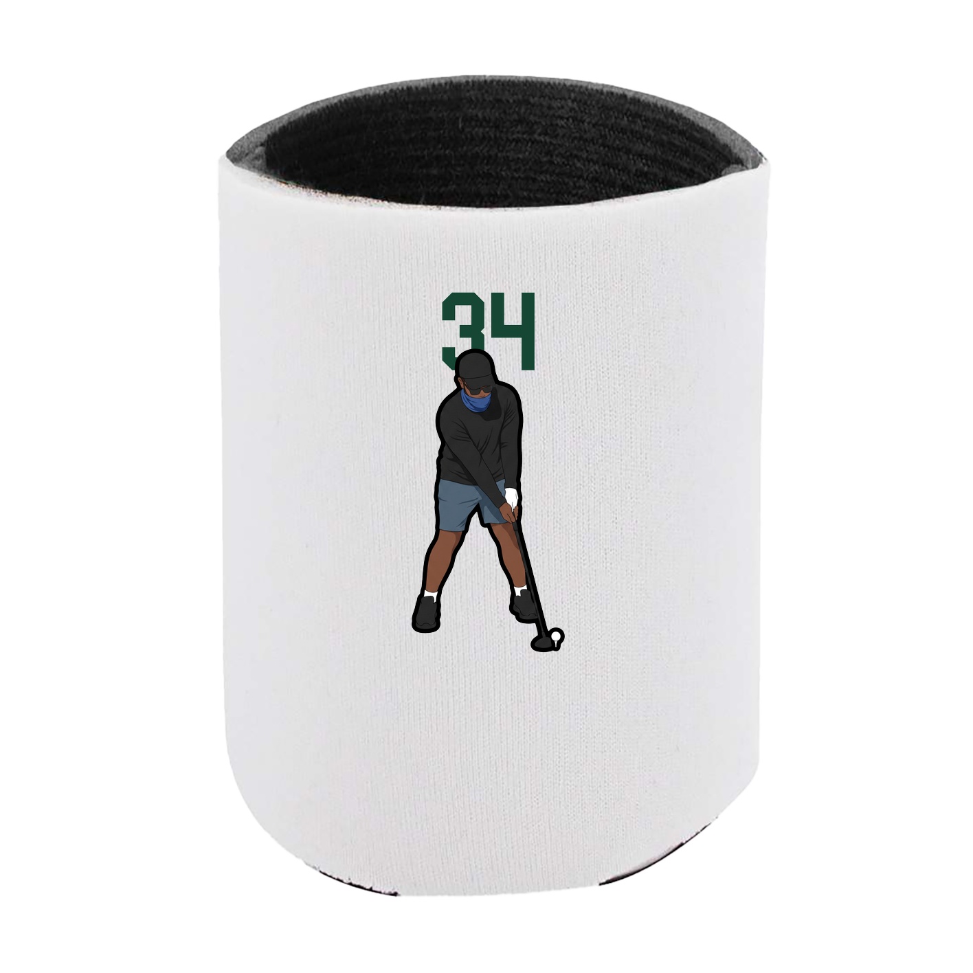 Can Holder — Number Top in White