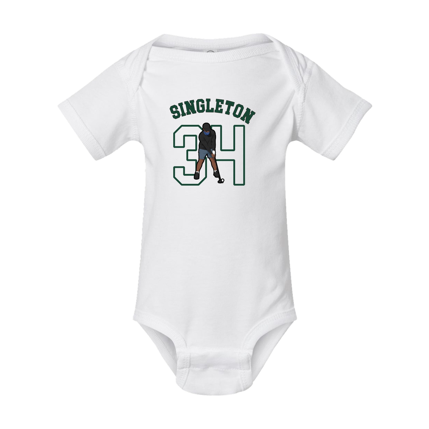 Baby Onesie — Shirsey Arch in White