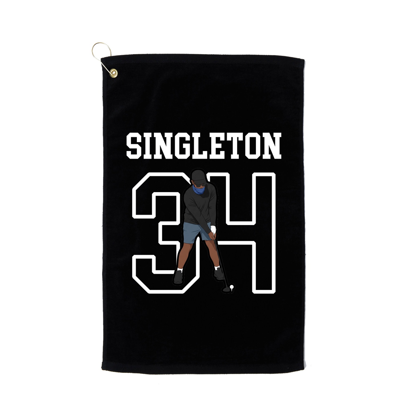 Golf Towel — Shirsey in Black