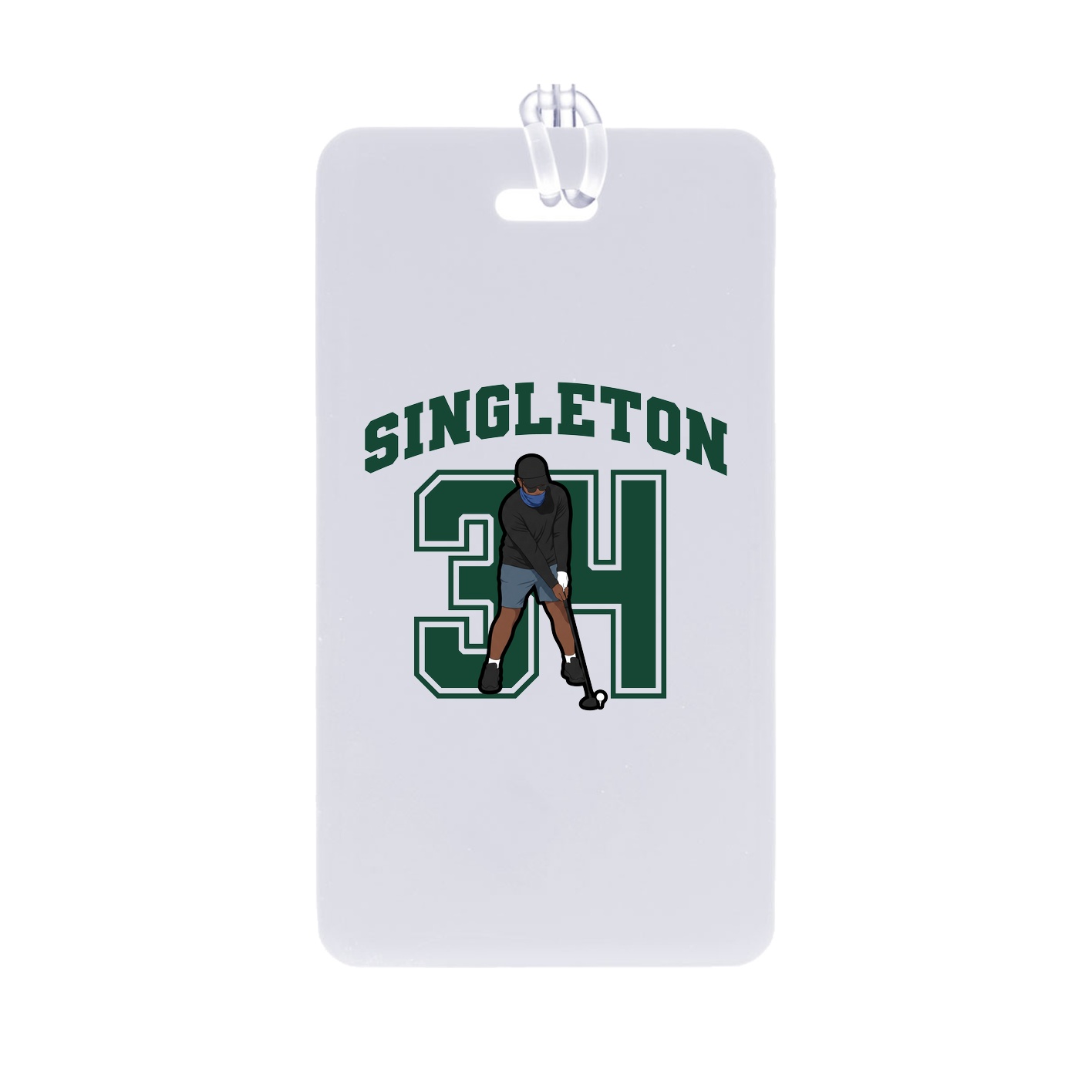 Bag Tag — Number in Classic