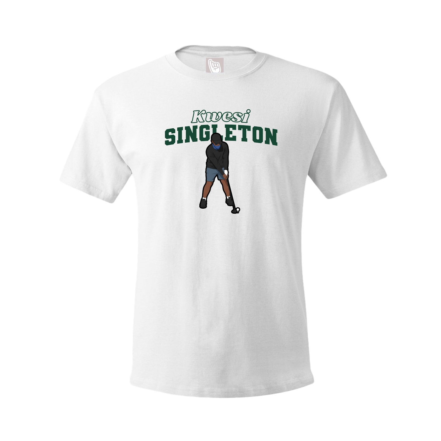 Tee — Name Arch in White