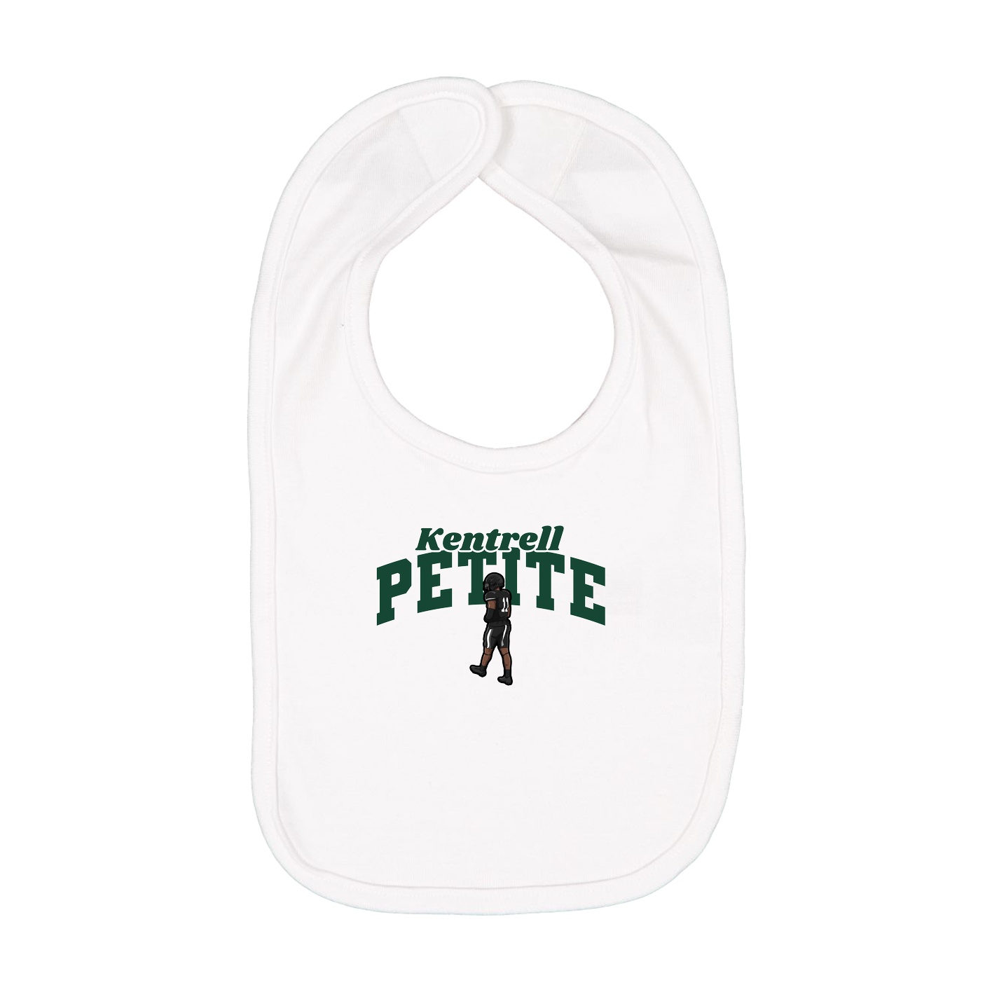 Infant Bib — Signature Arch in White