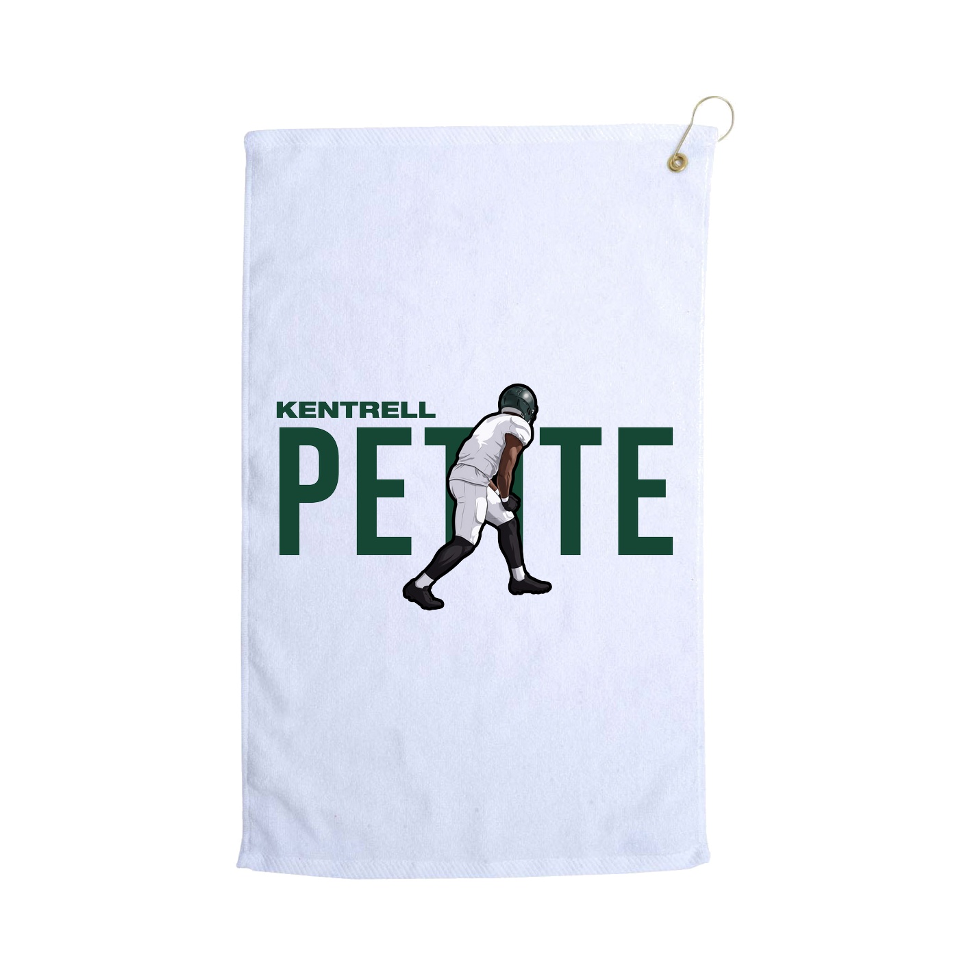 Golf Towel — Player Name in White