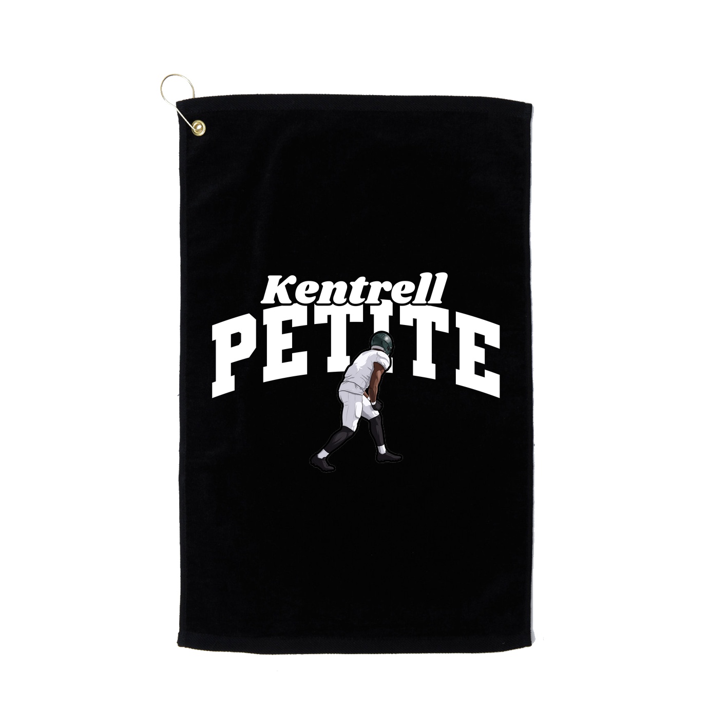 Golf Towel — Signature Arch in Black