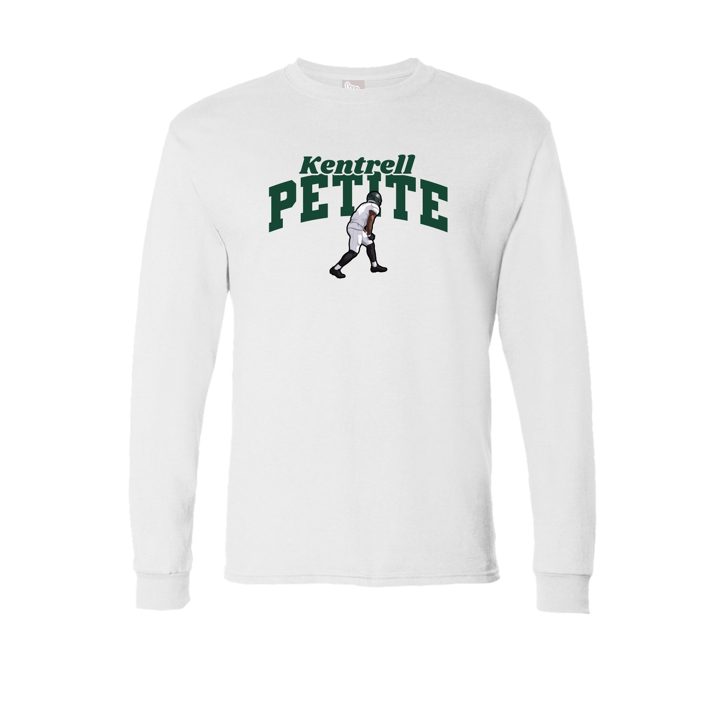 Long Sleeve Tee — Signature Arch in White