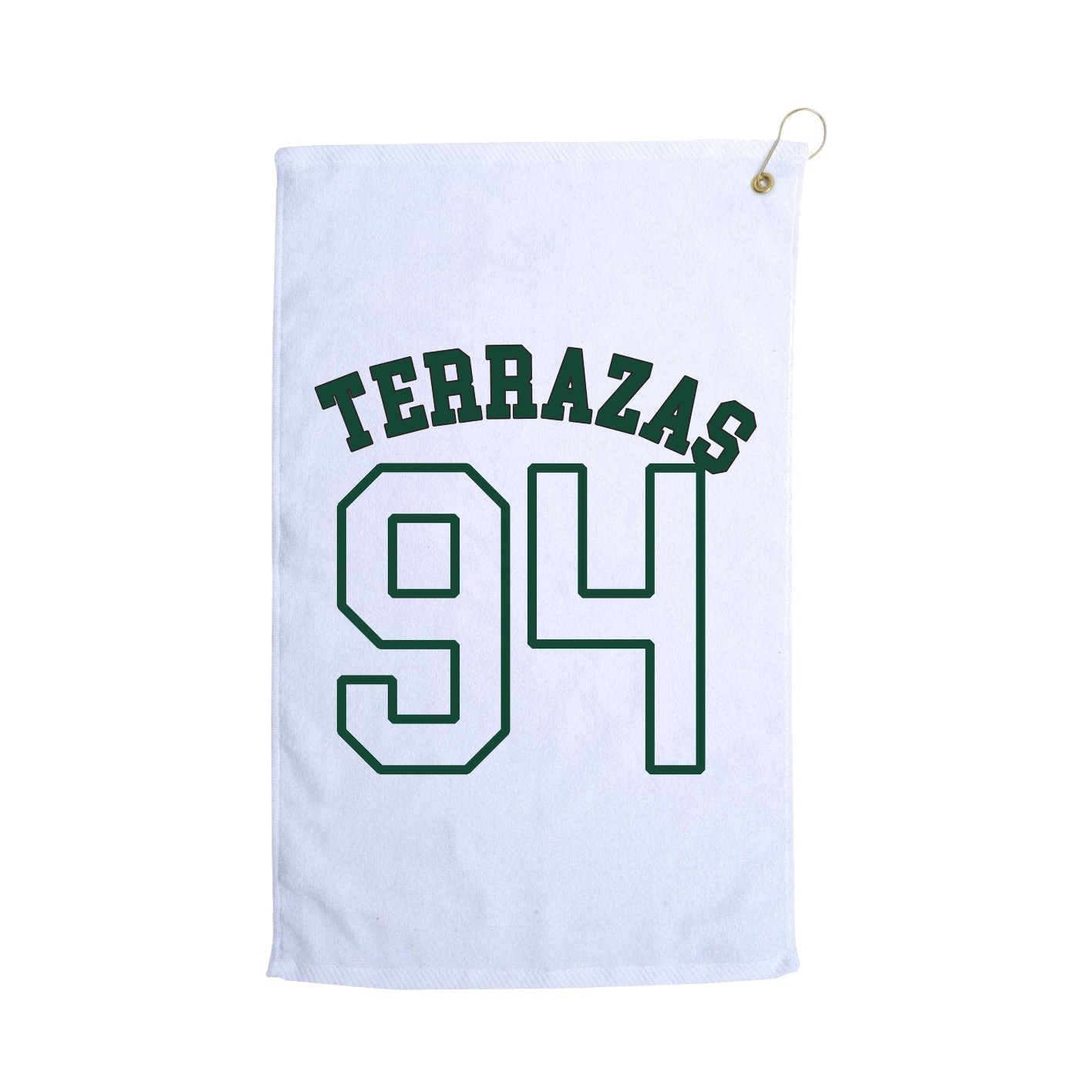 Golf Towel — Shirsey Arch in White