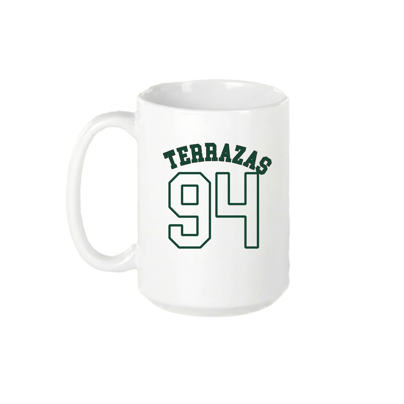 15oz Coffee Mug — Shirsey Arch in White