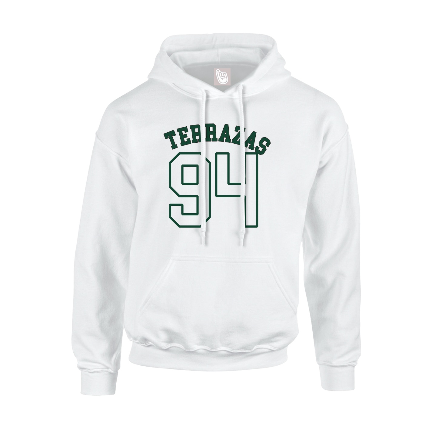 Hoodie — Shirsey Arch in White