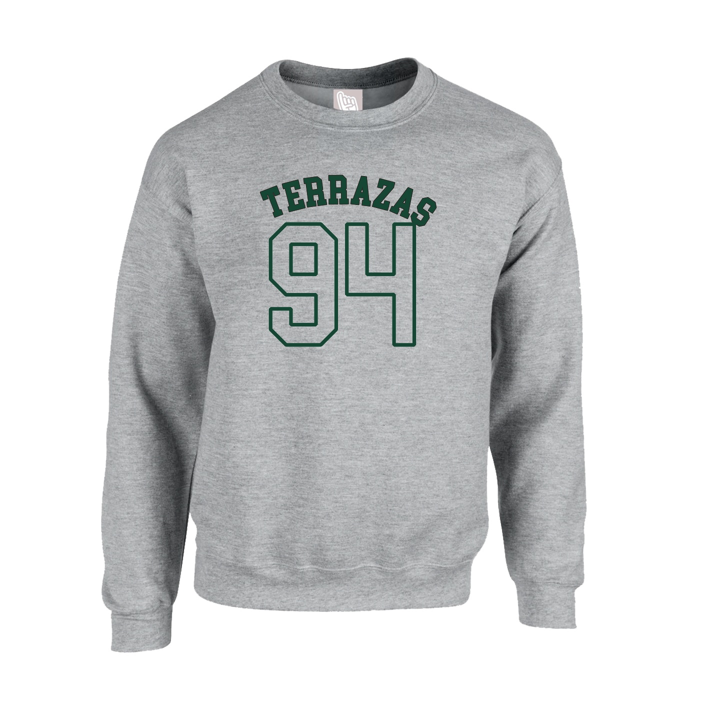 Fleece Crew — Shirsey Arch in Grey