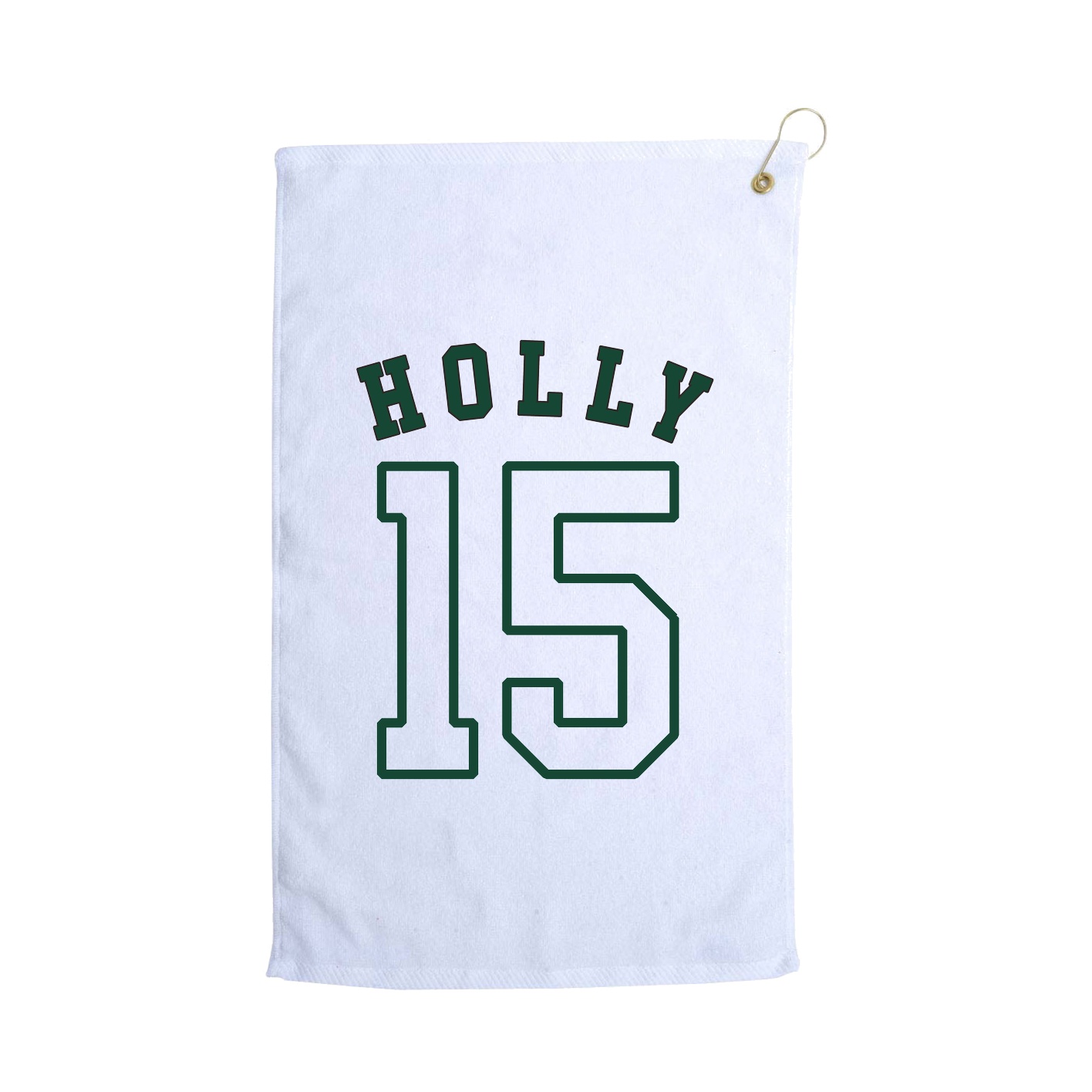 Golf Towel — Shirsey Arch in White