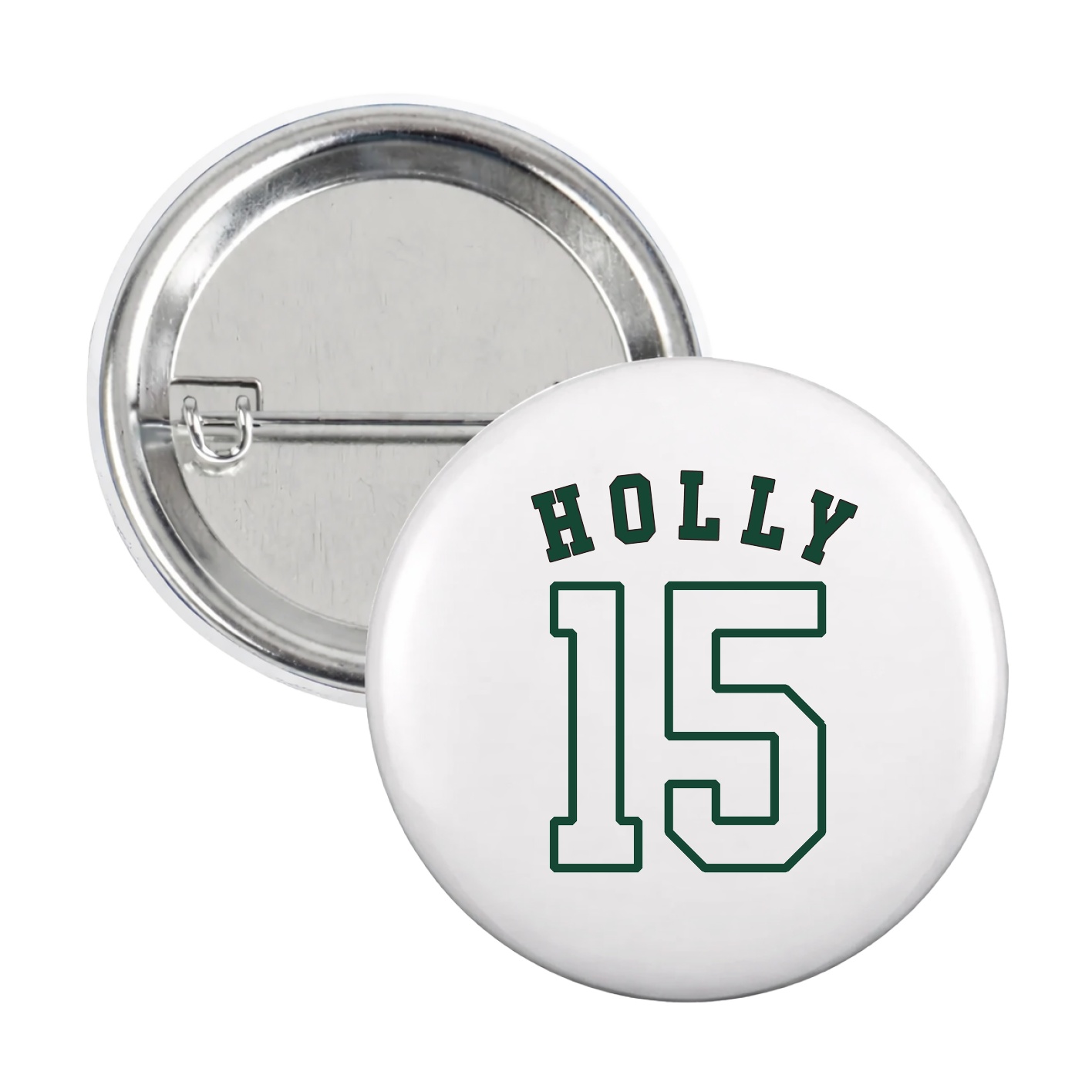 Game Day Button — Shirsey Arch in White