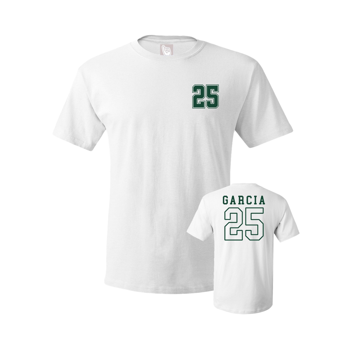 Tee — Chest Back in White