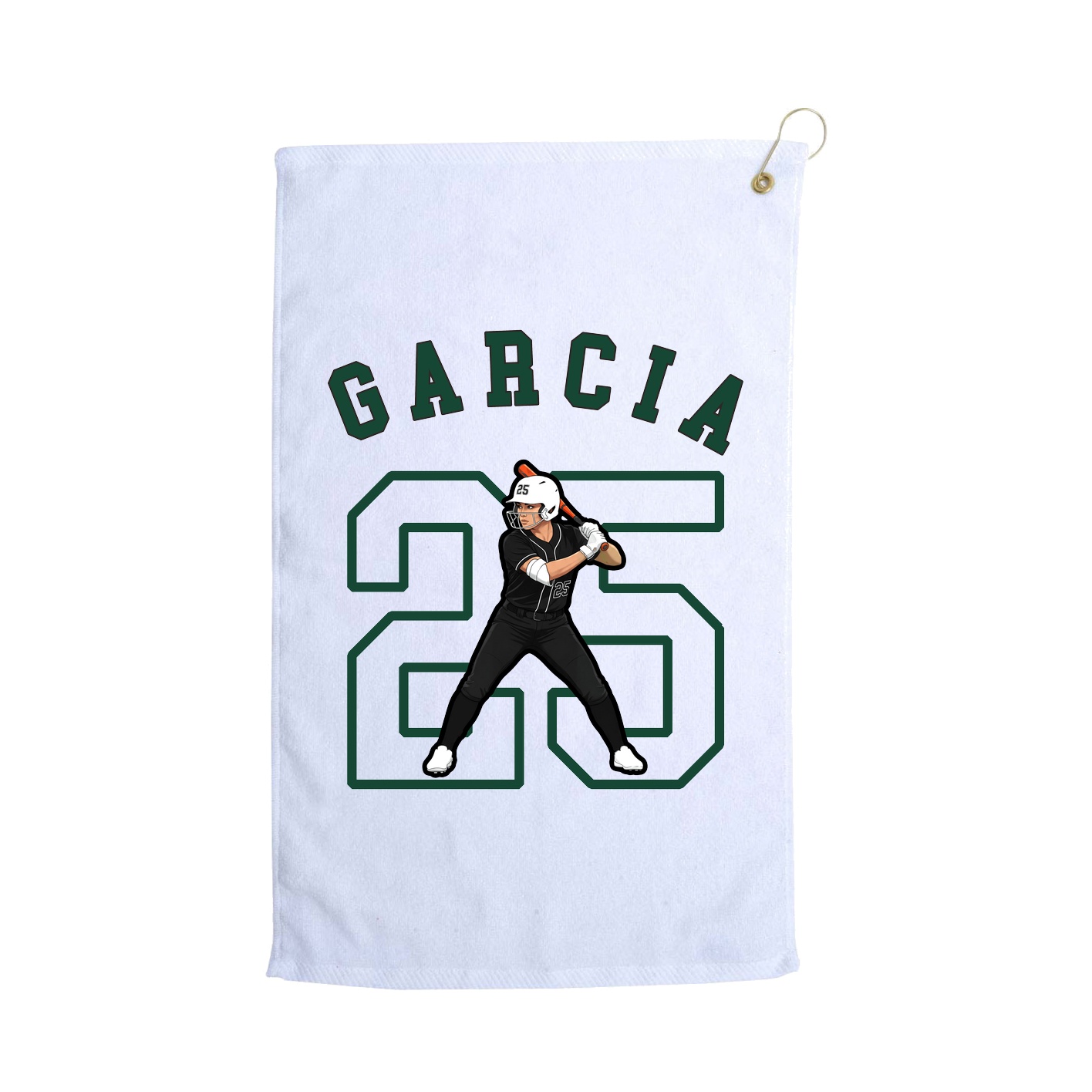 Golf Towel — Shirsey Arch in White