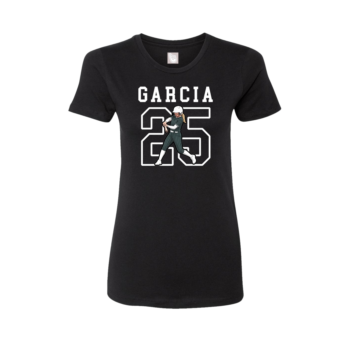 Fitted Women's Tee — Shirsey in Black