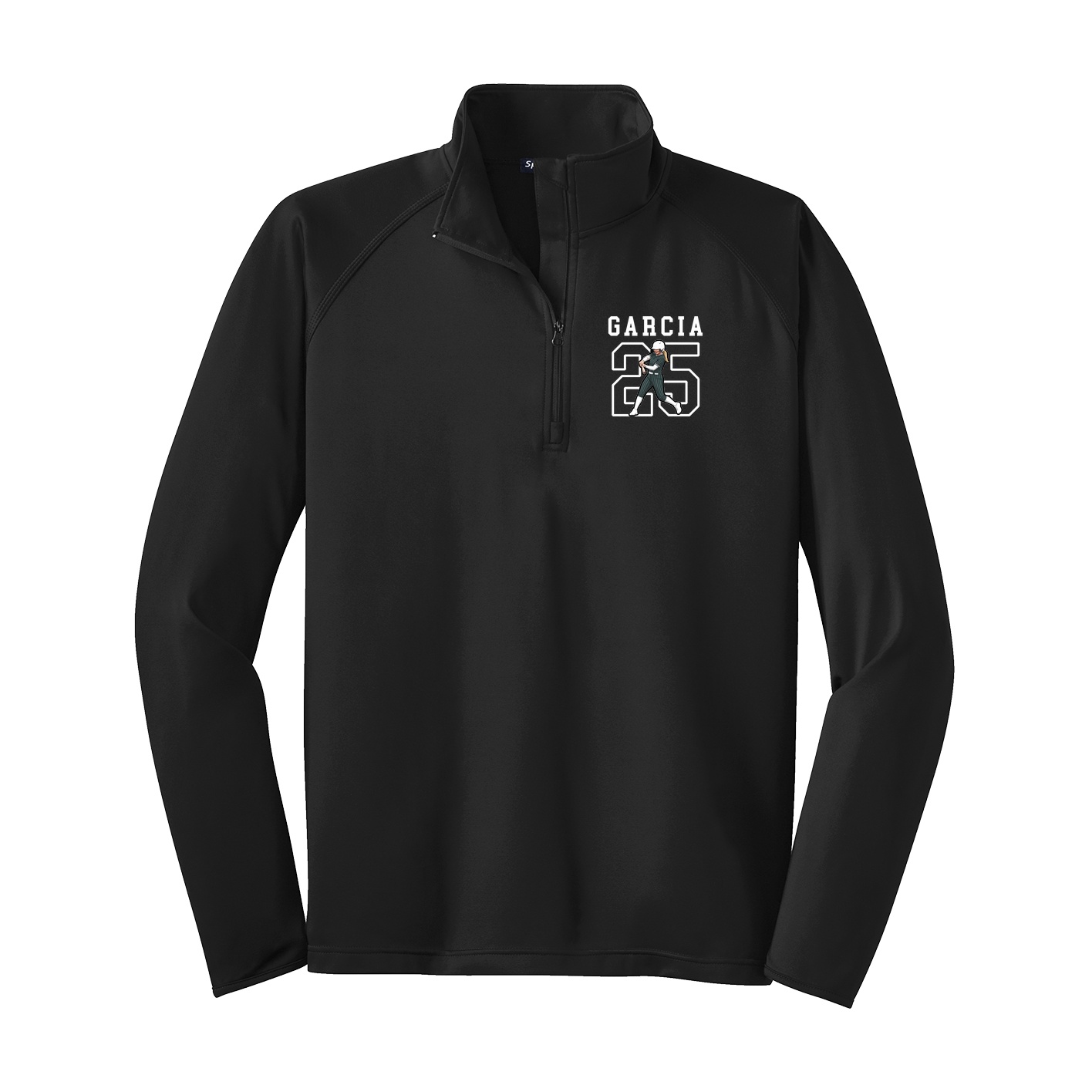 Q-Zip Pullover — Shirsey in Black