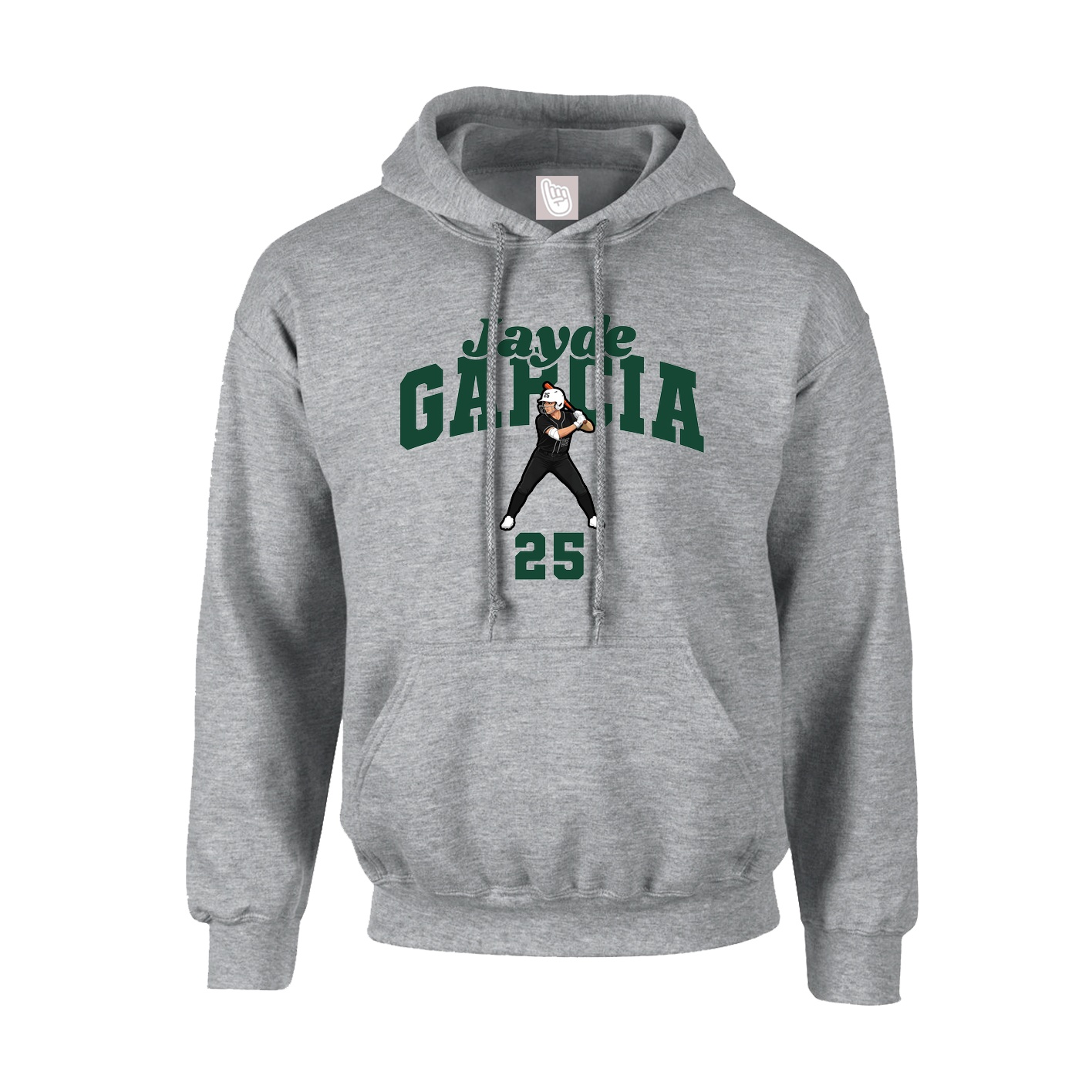 Hoodie — Signature Arch in Grey