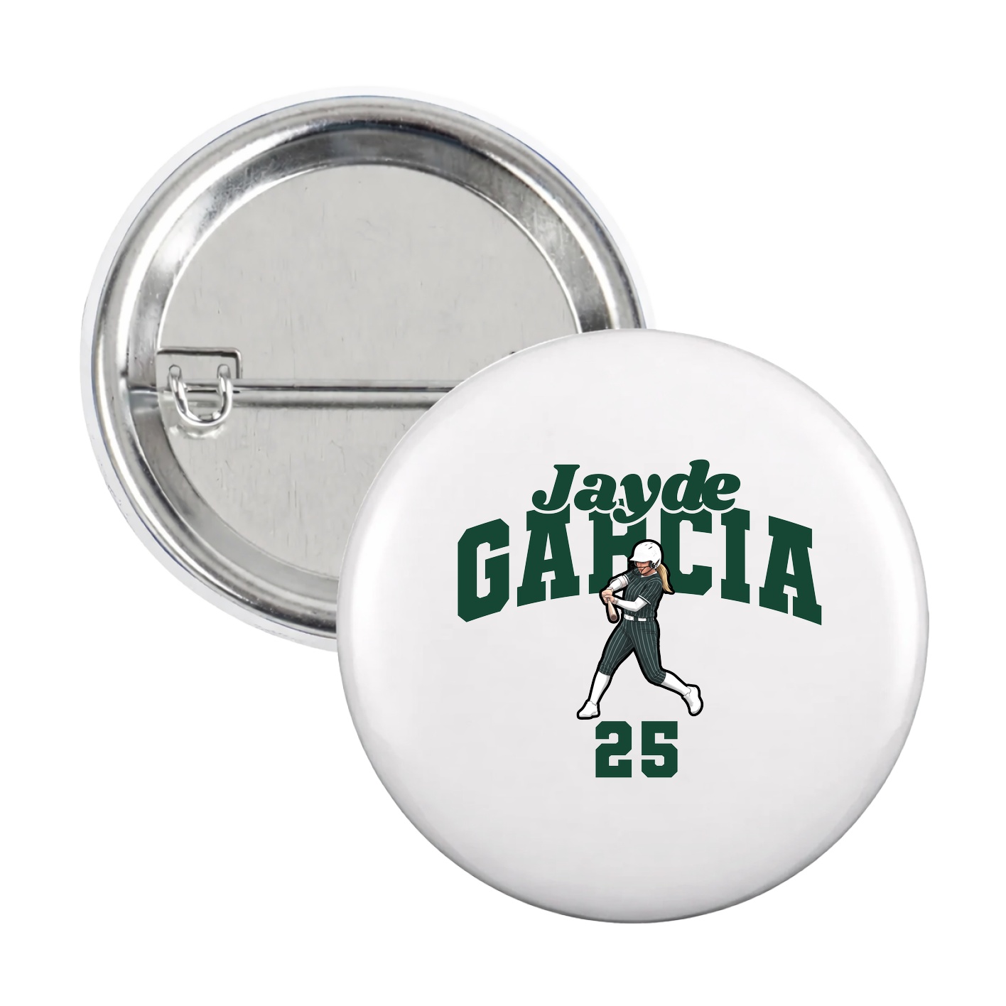 Game Day Button — Signature Arch in White