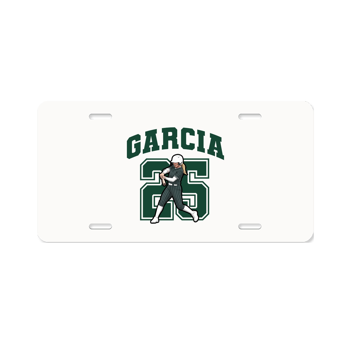 License Plate — Number in Classic