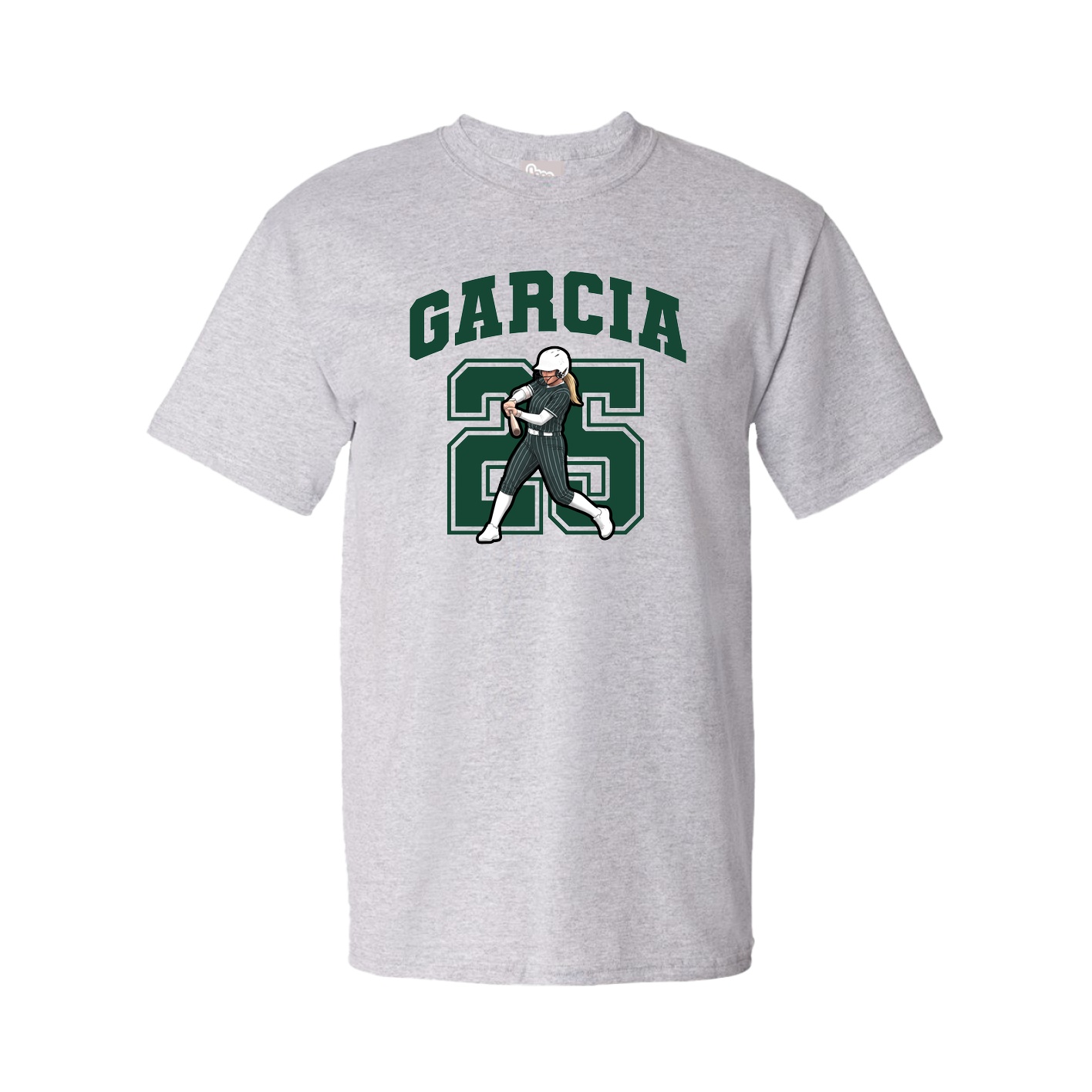 Youth Tee — Number in Grey