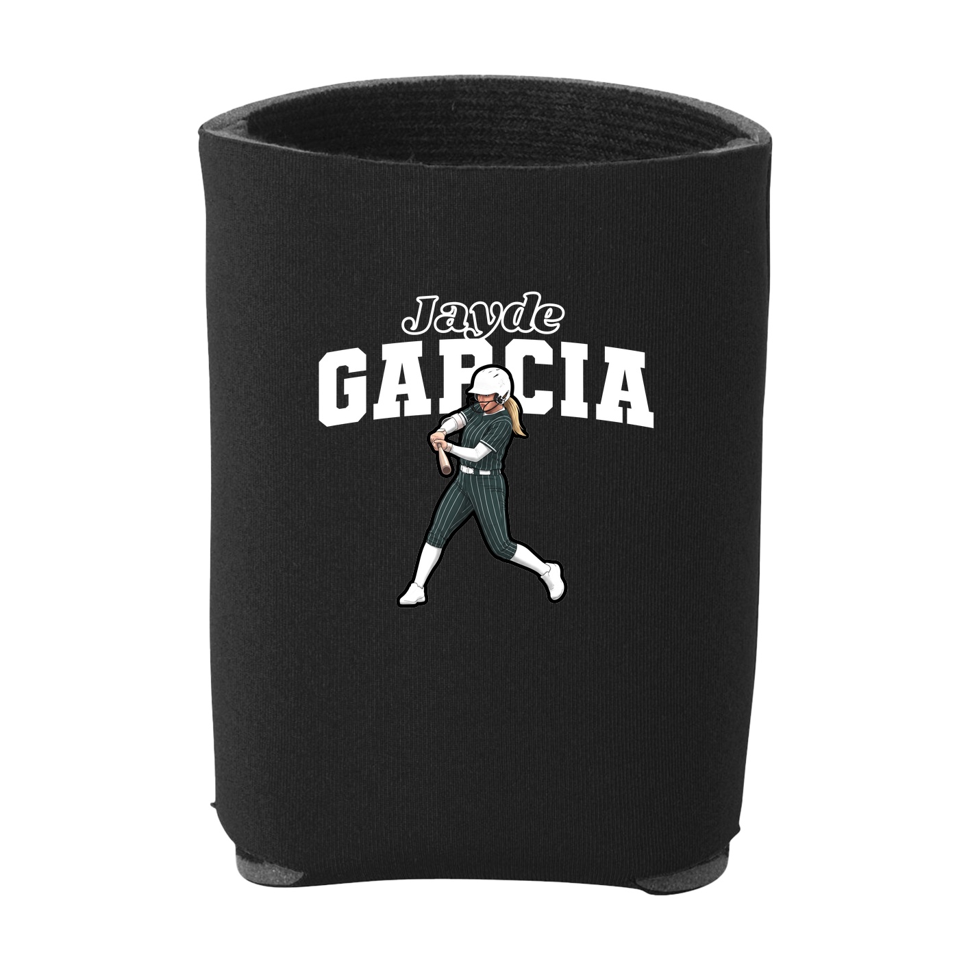 Can Holder — Name Arch in Black