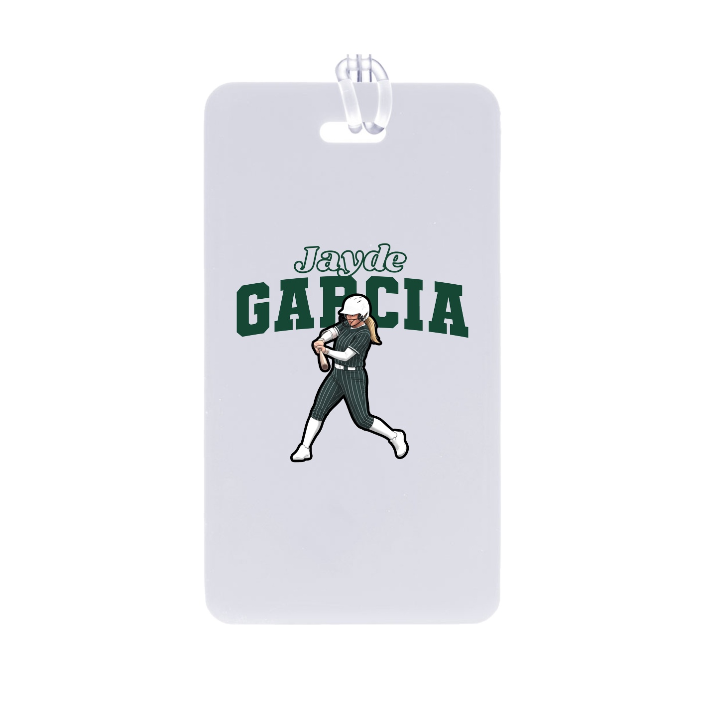 Bag Tag — Name Arch in Classic