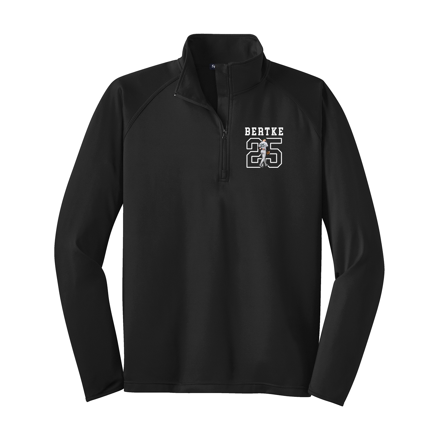 Q-Zip Pullover — Shirsey in Black