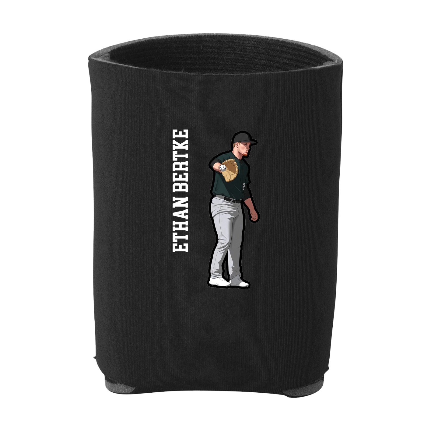 Can Holder — Name Vertical in Black