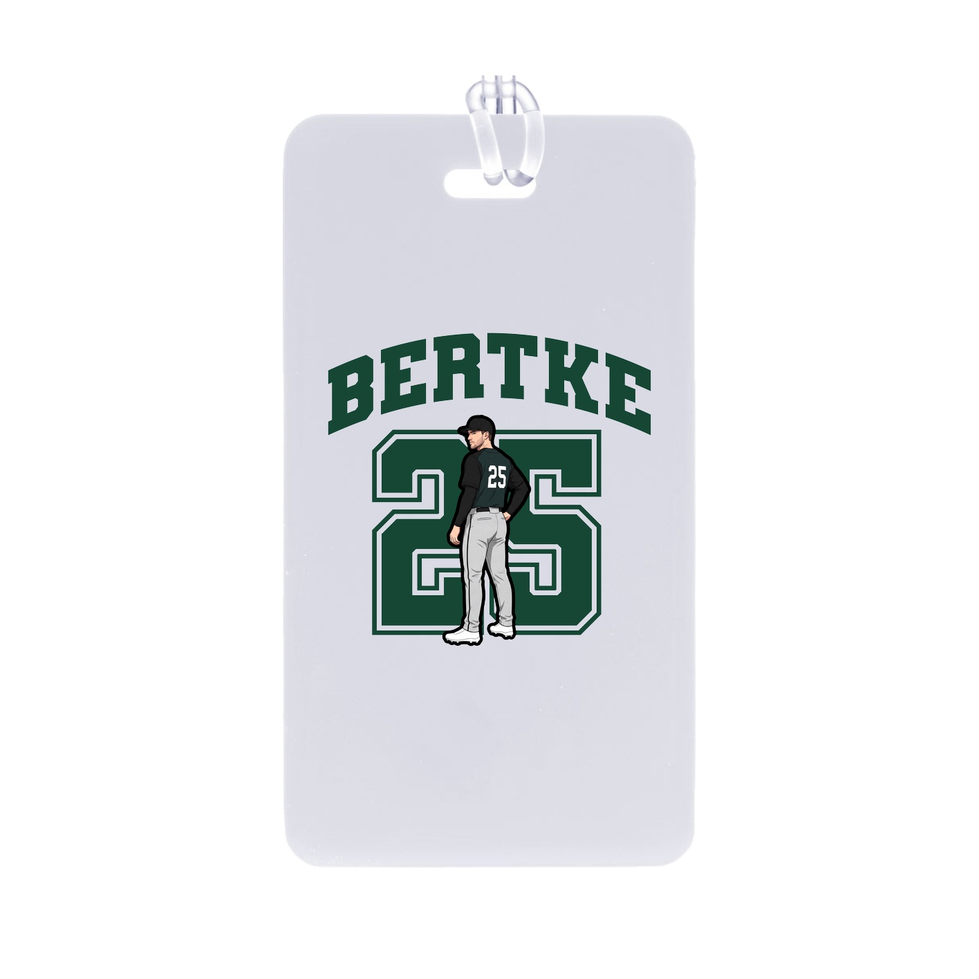 Bag Tag — Number in Classic