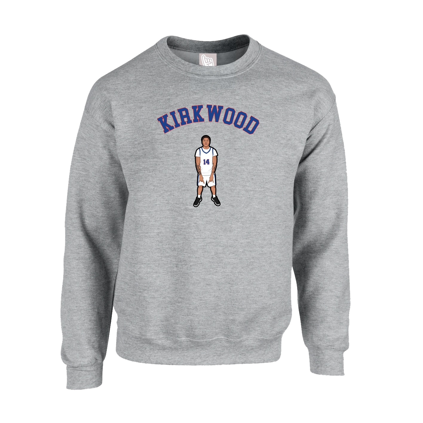 Fleece Crew — Shirsey Arch in Grey