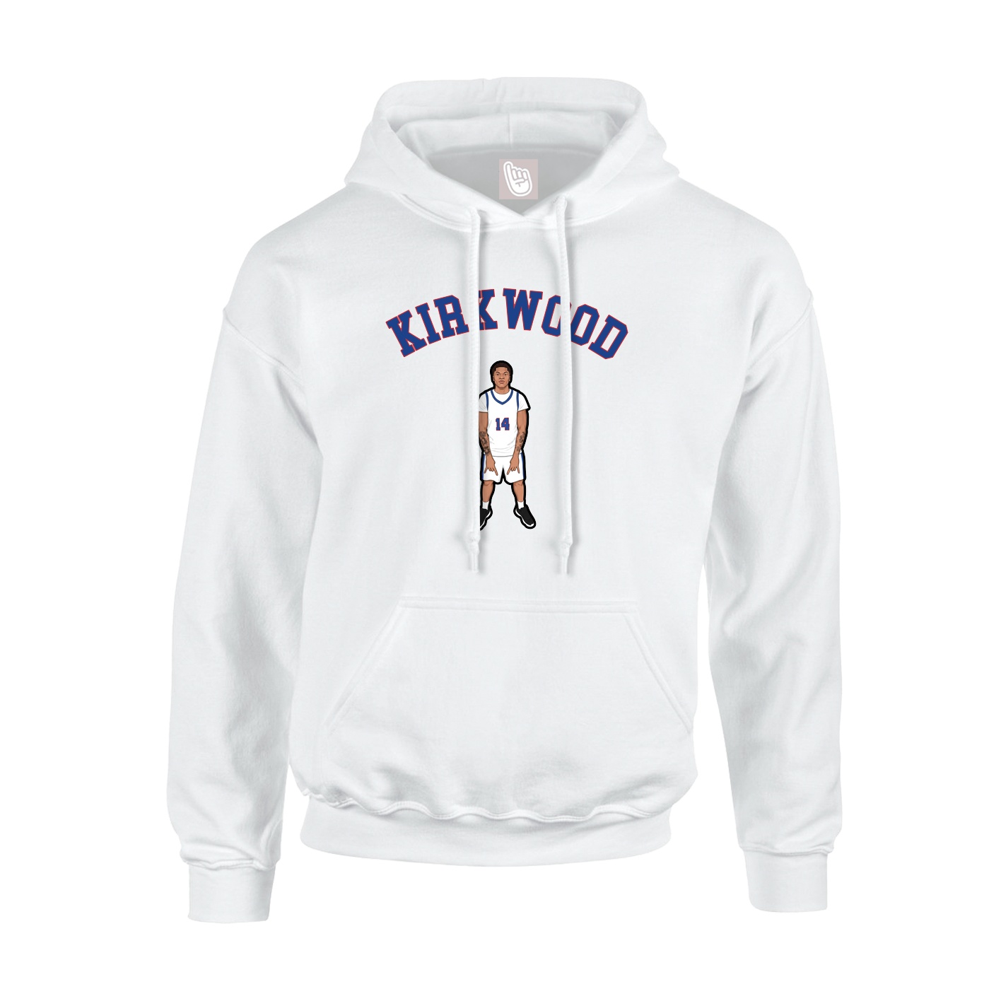 Youth Hoodie — Shirsey Arch in White