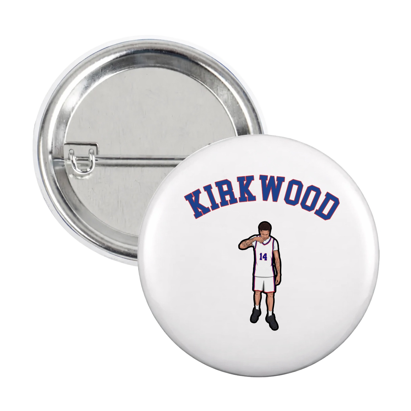 Game Day Button — Shirsey Arch in White