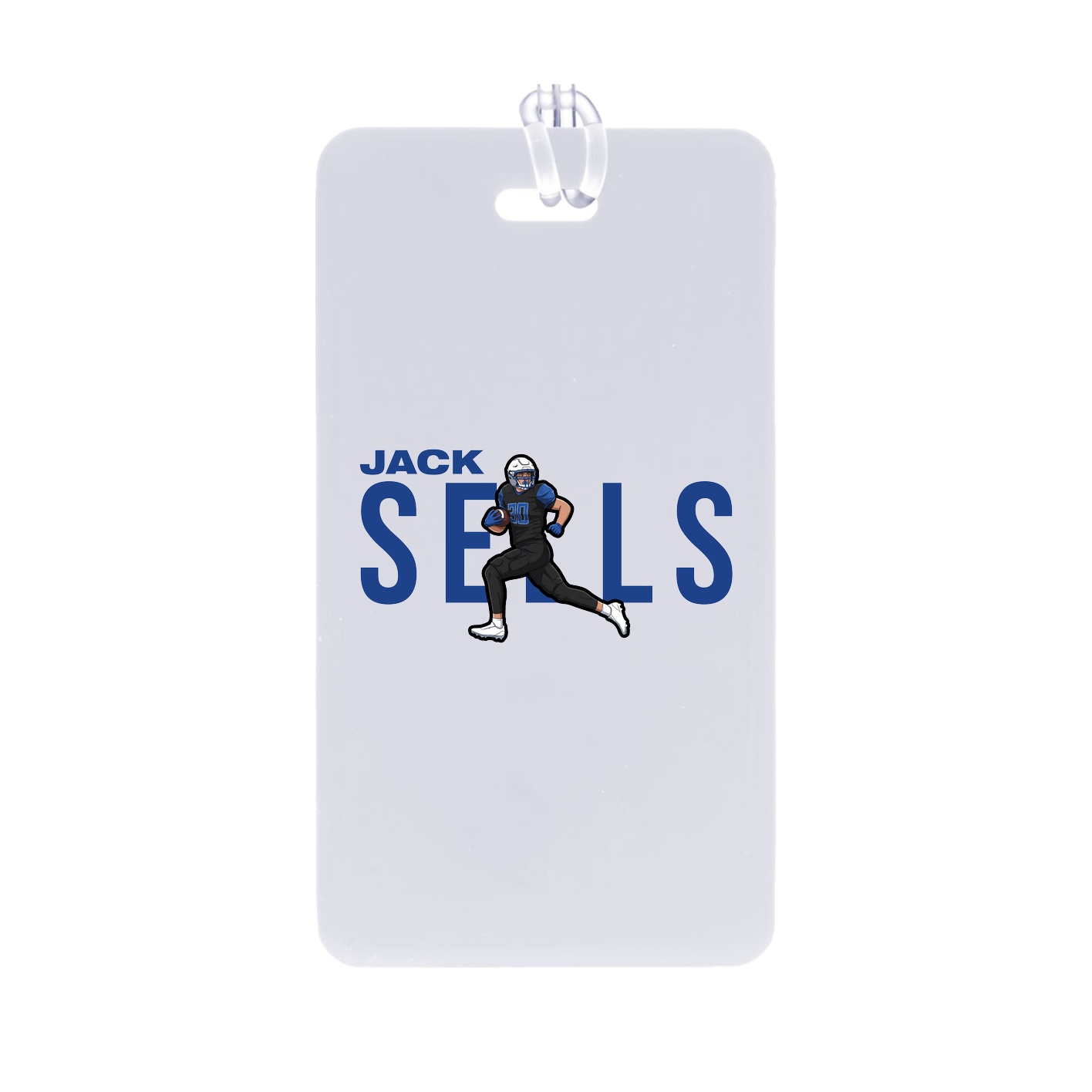 Bag Tag — Player Name in Classic
