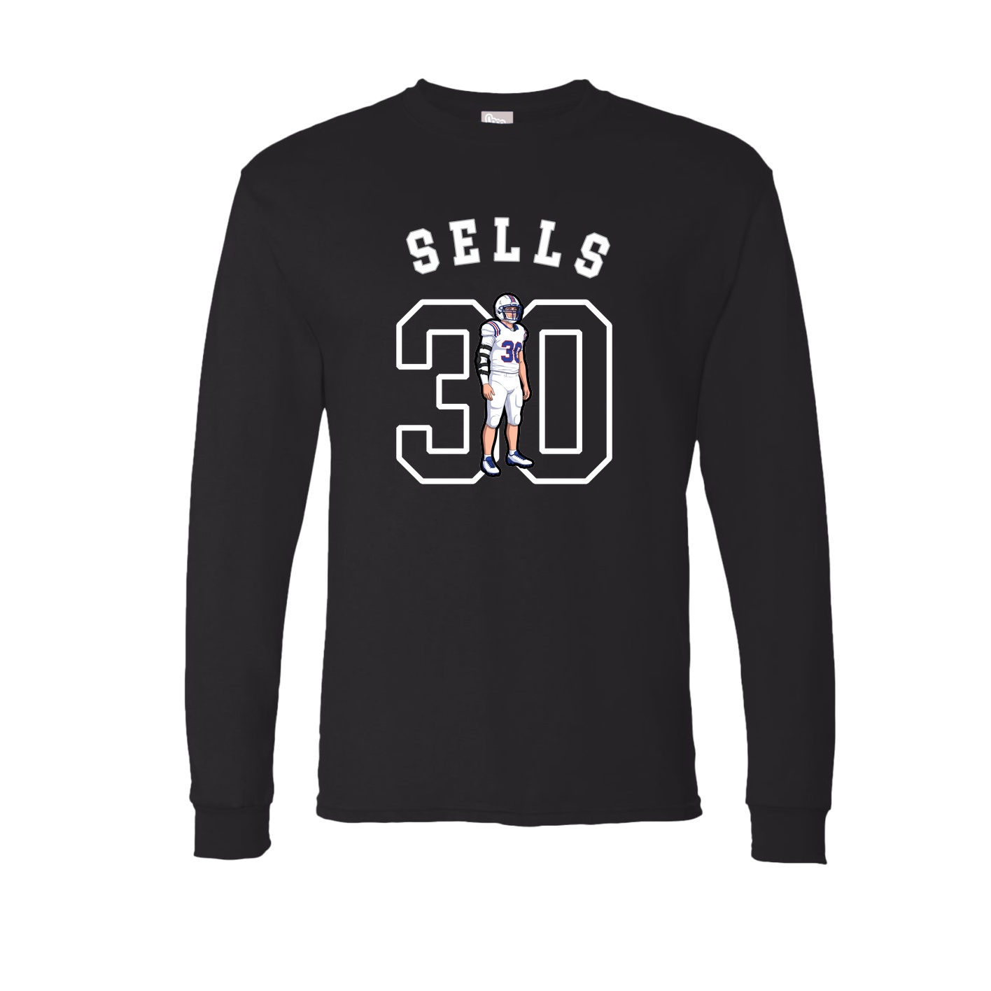 Long Sleeve Tee — Shirsey Arch in Black