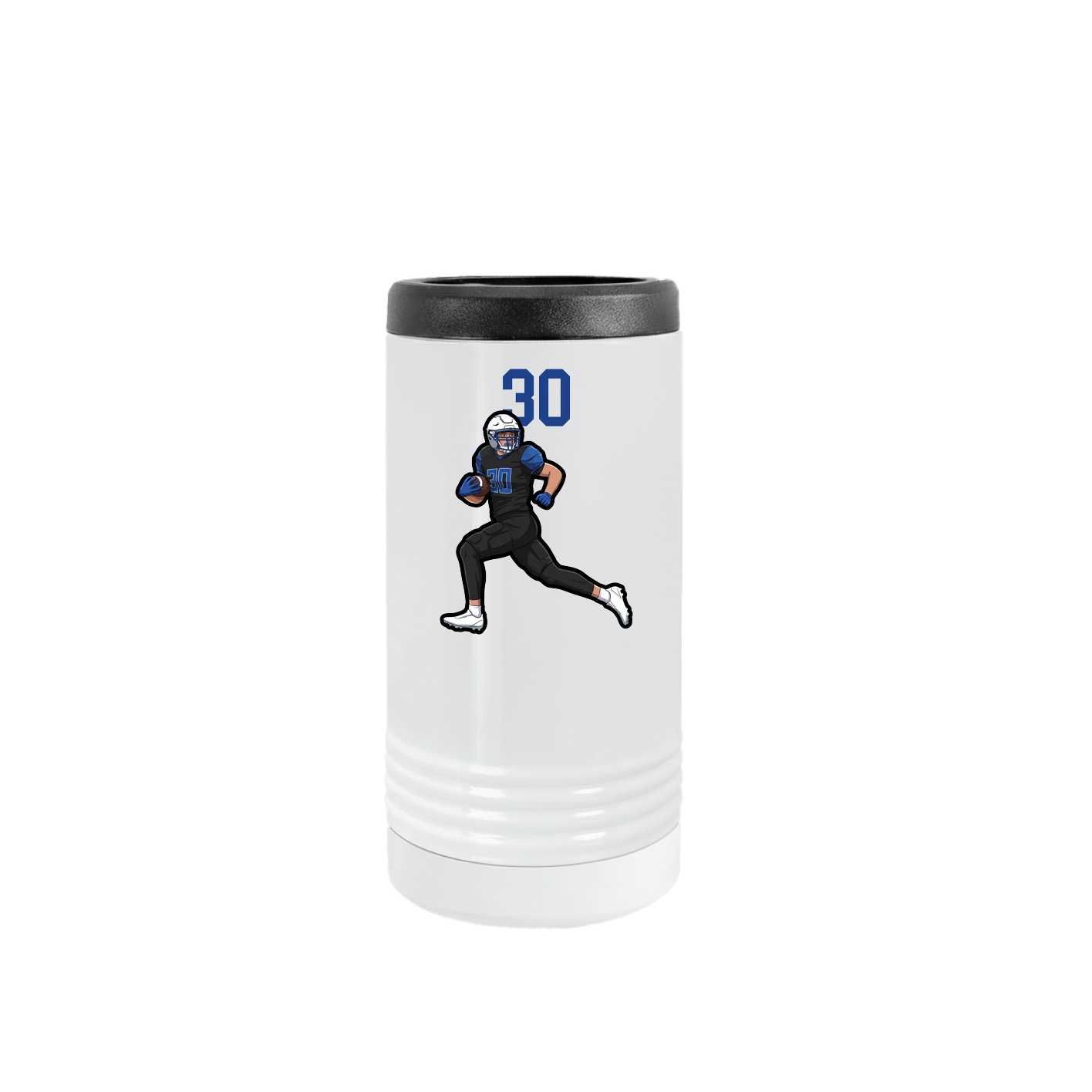 Slim Beverage Holder — Number Top in White