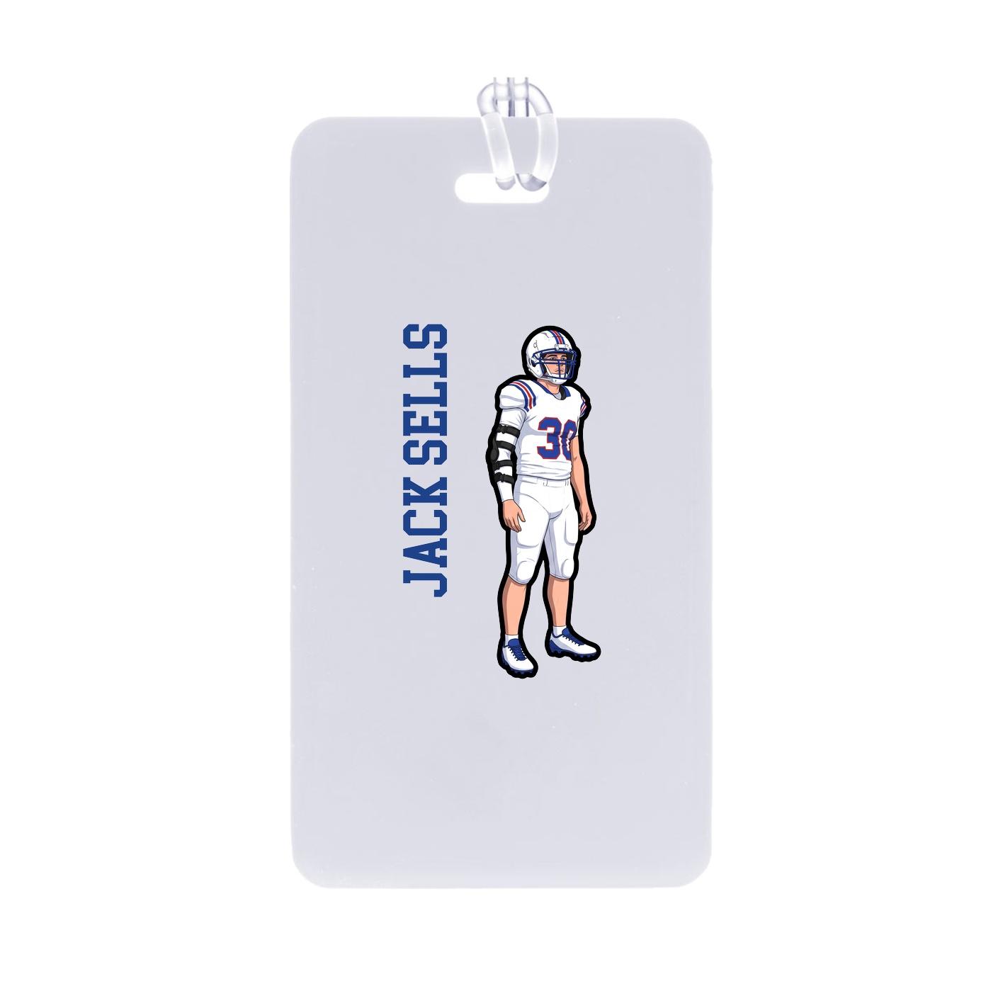 Bag Tag — Name Vertical in Classic