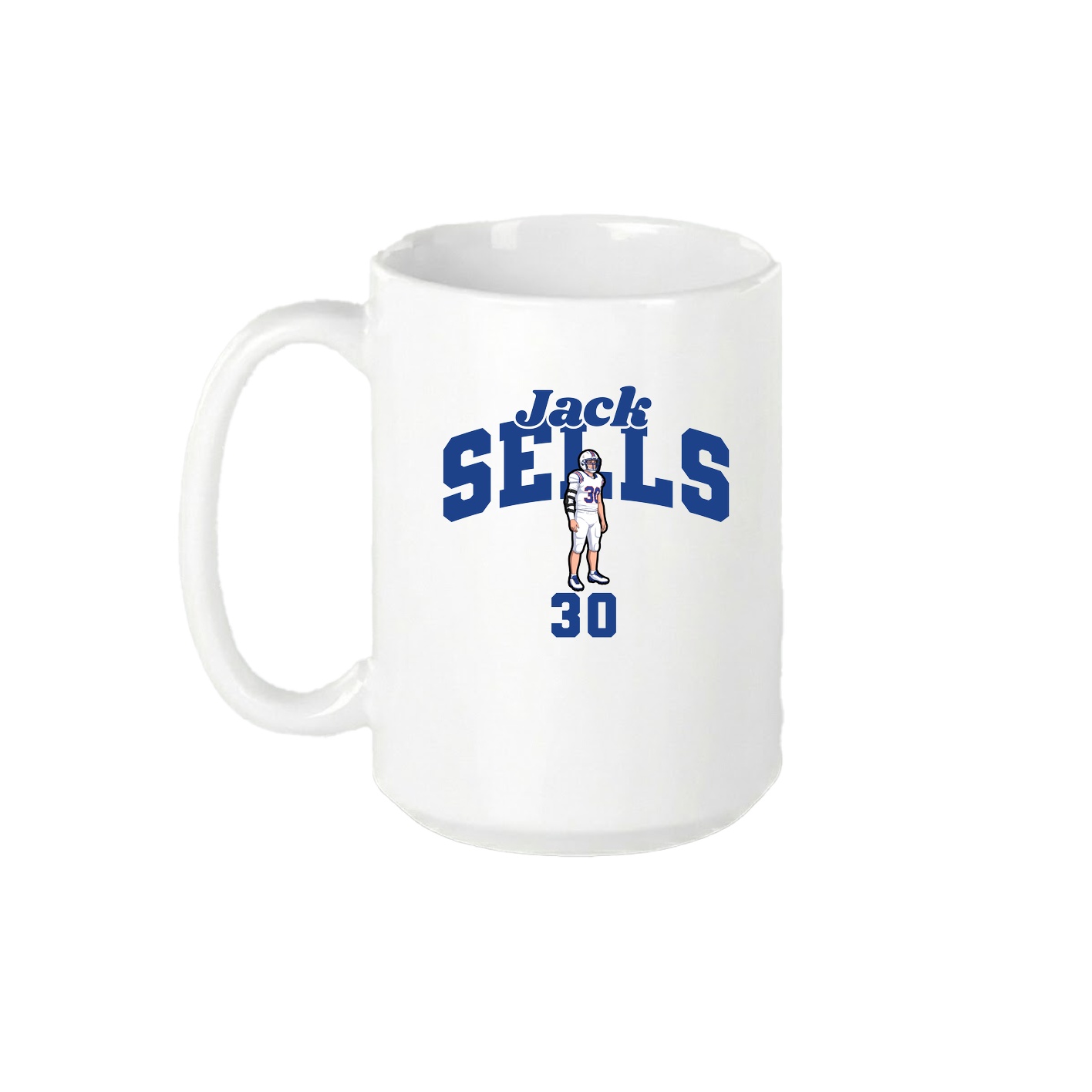 15oz Coffee Mug — Signature Arch in White