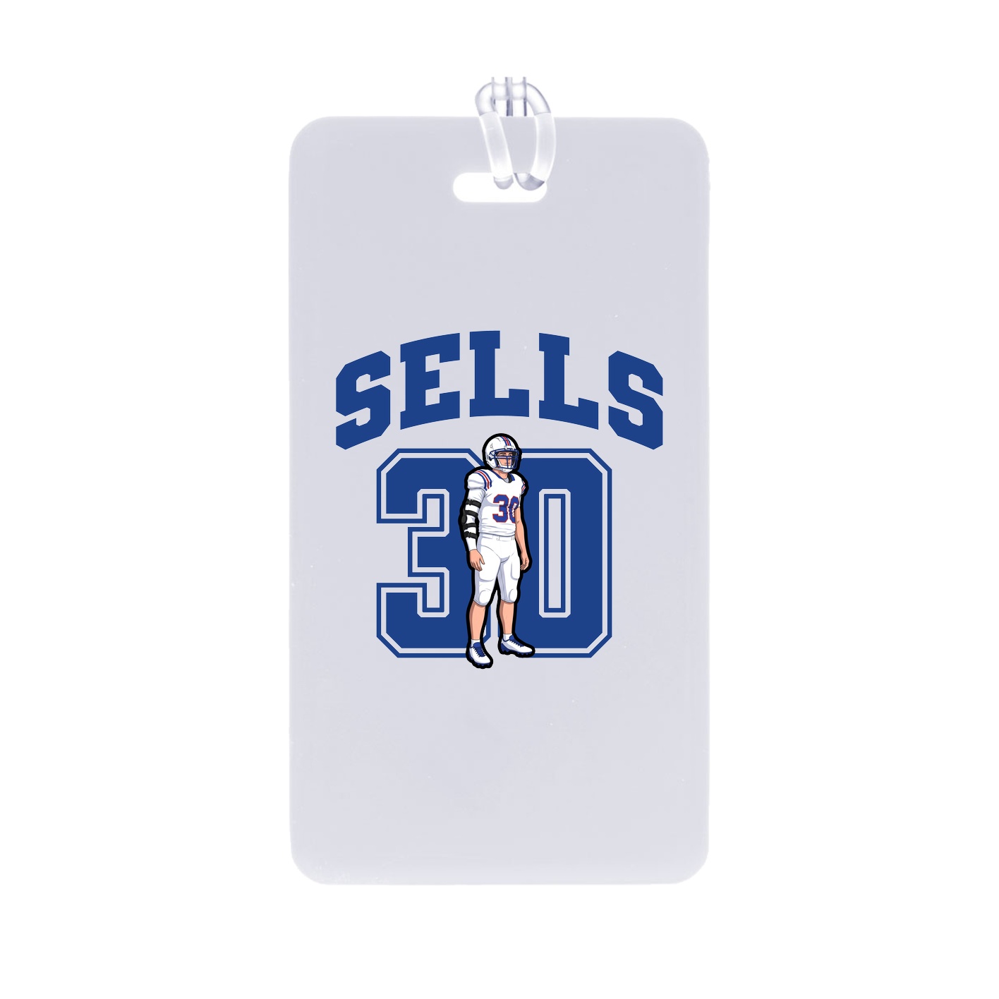 Bag Tag — Number in Classic