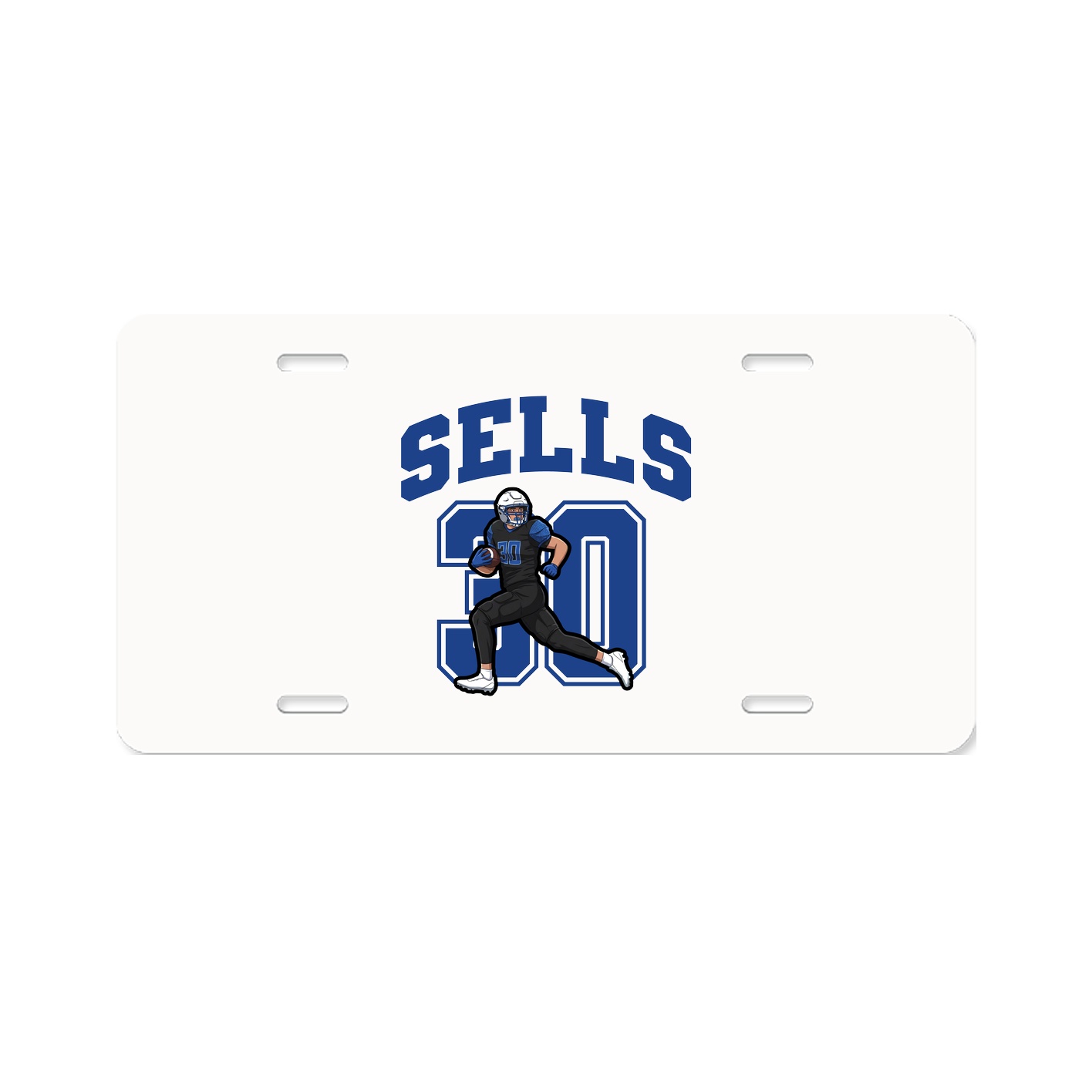 License Plate — Number in Classic