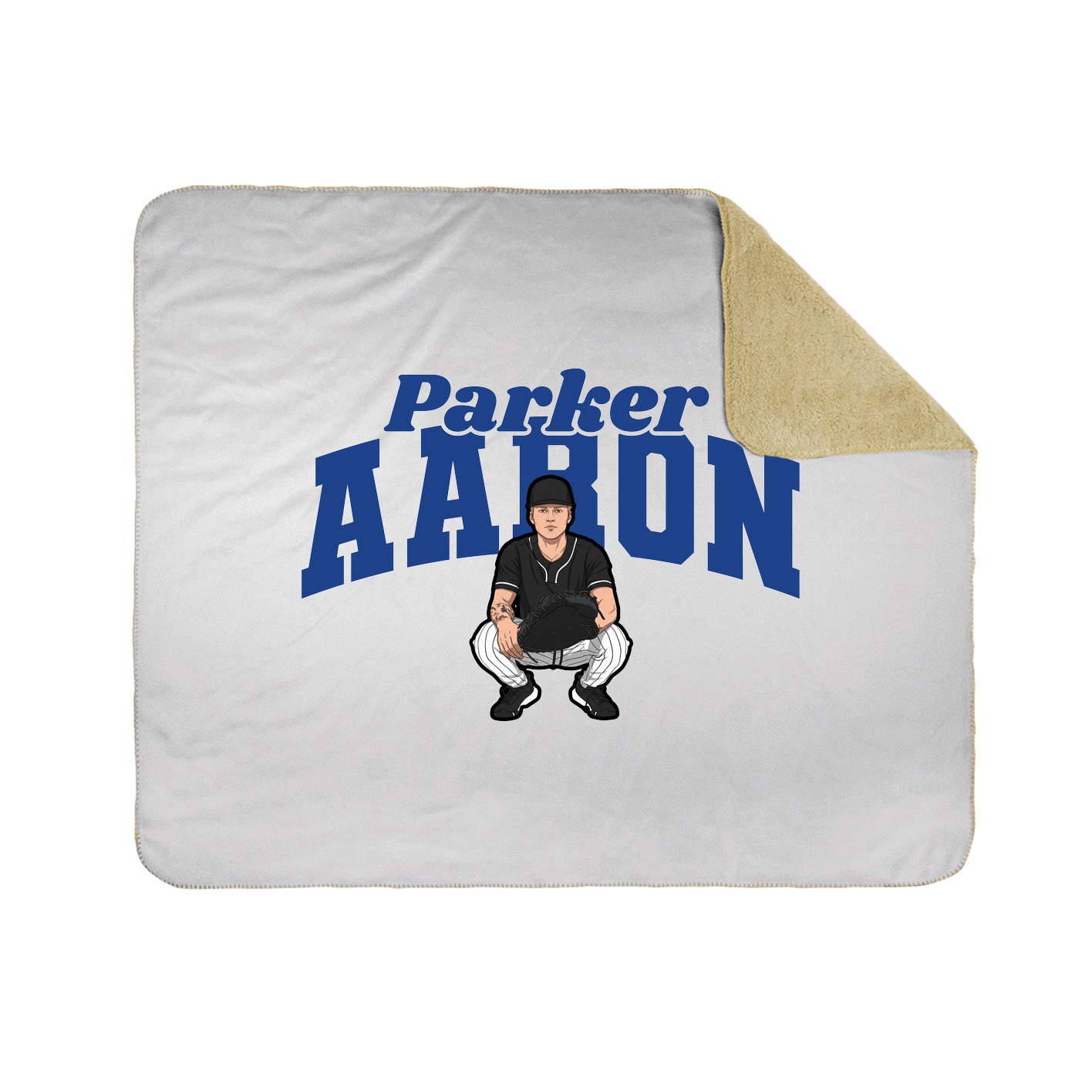 Throw Blanket — Signature Arch in White