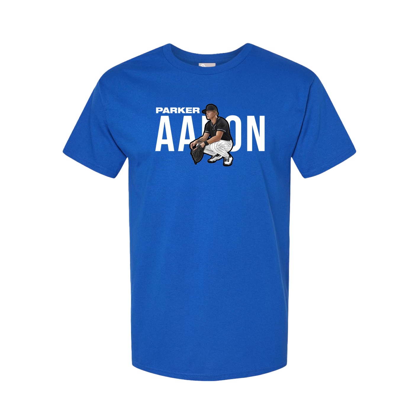 Youth Tee — Player Name in Royal