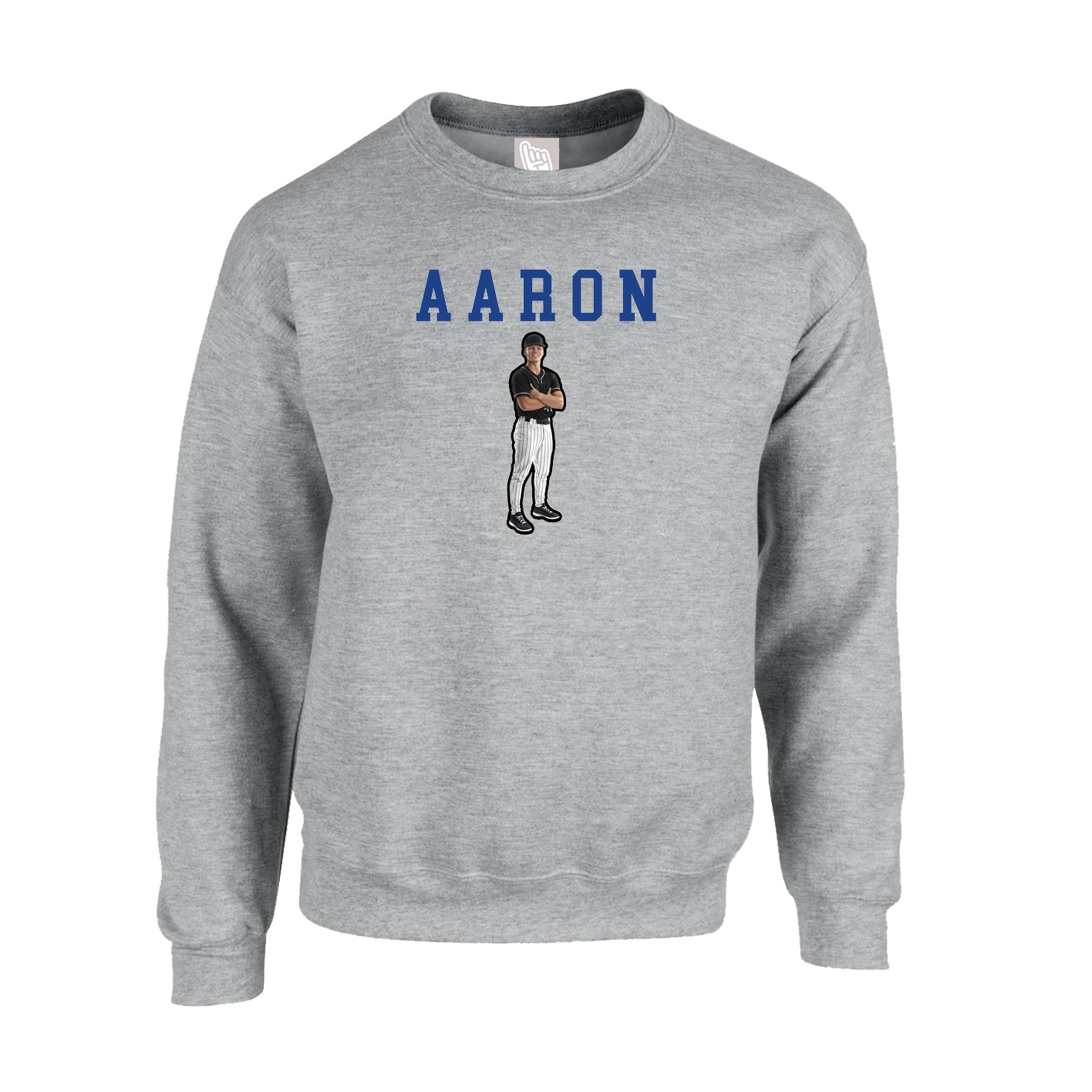 Fleece Crew — Shirsey in Grey